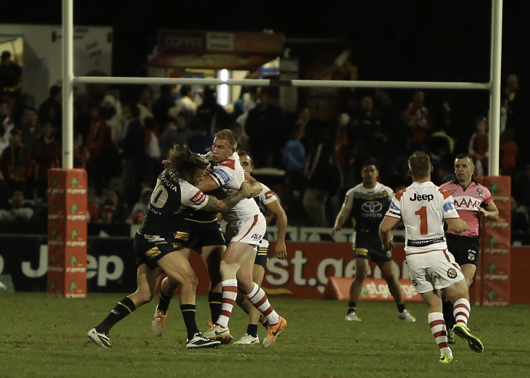 Mike Cooper makes a much needed powerful hitup to try and restore order for the Dragons