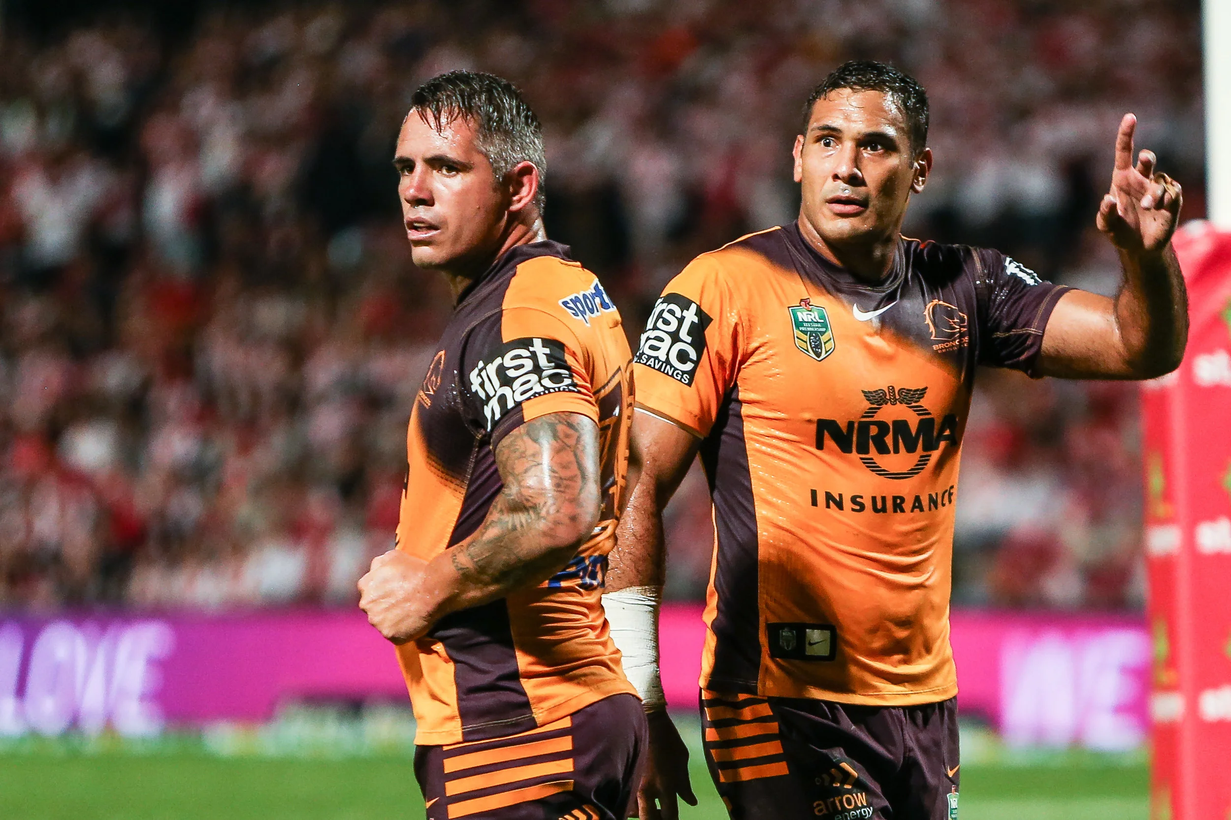 The old captain and the new... what's going on ?