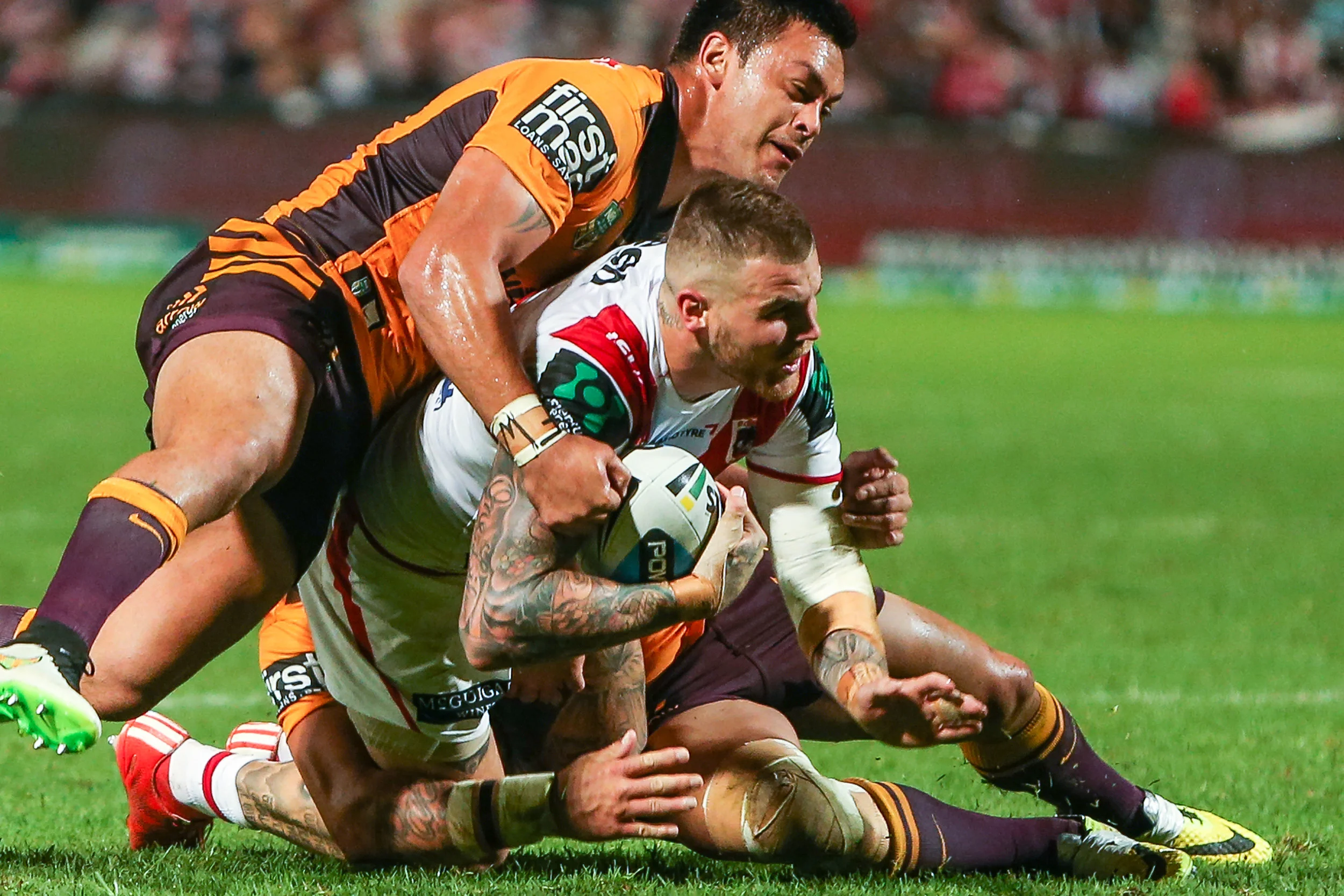 Dugan cops one in the chops