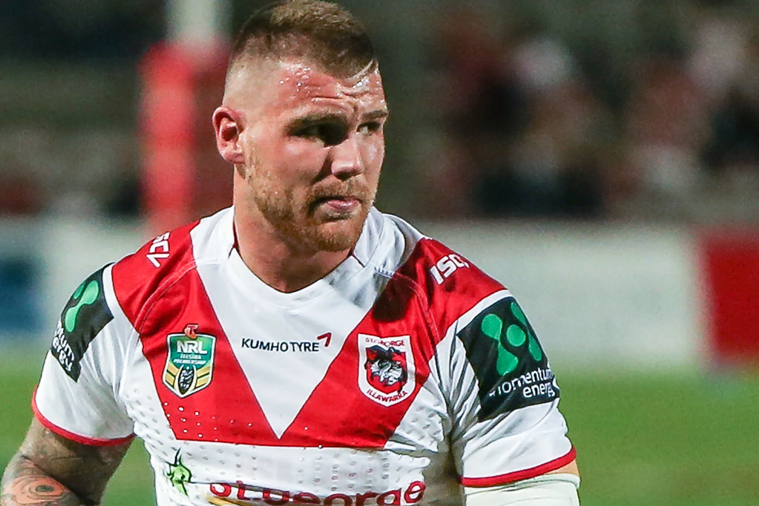 Duge's warming up.. game face