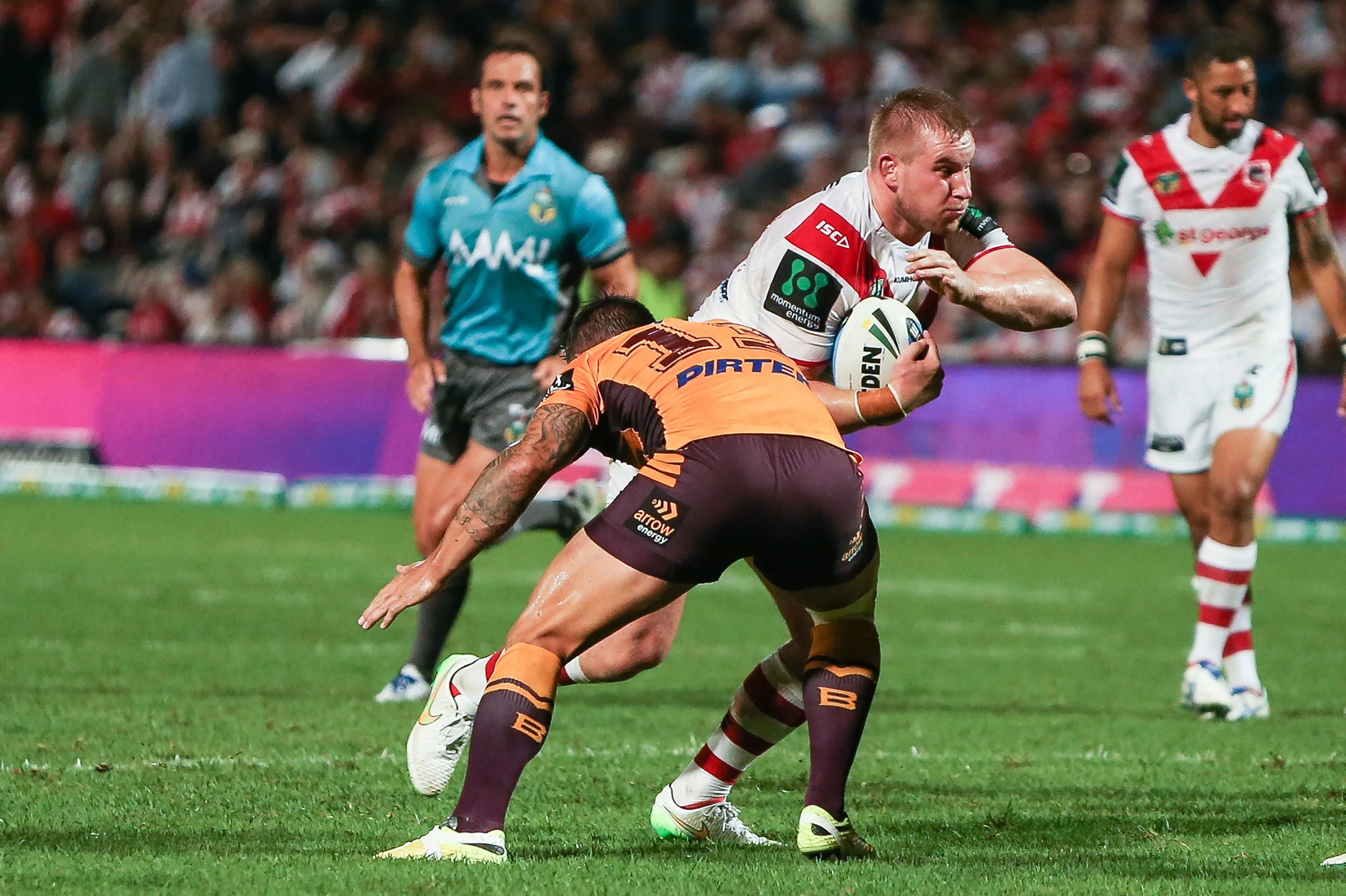 Cooper, our own Englishman on the charge .. who needs James Graham