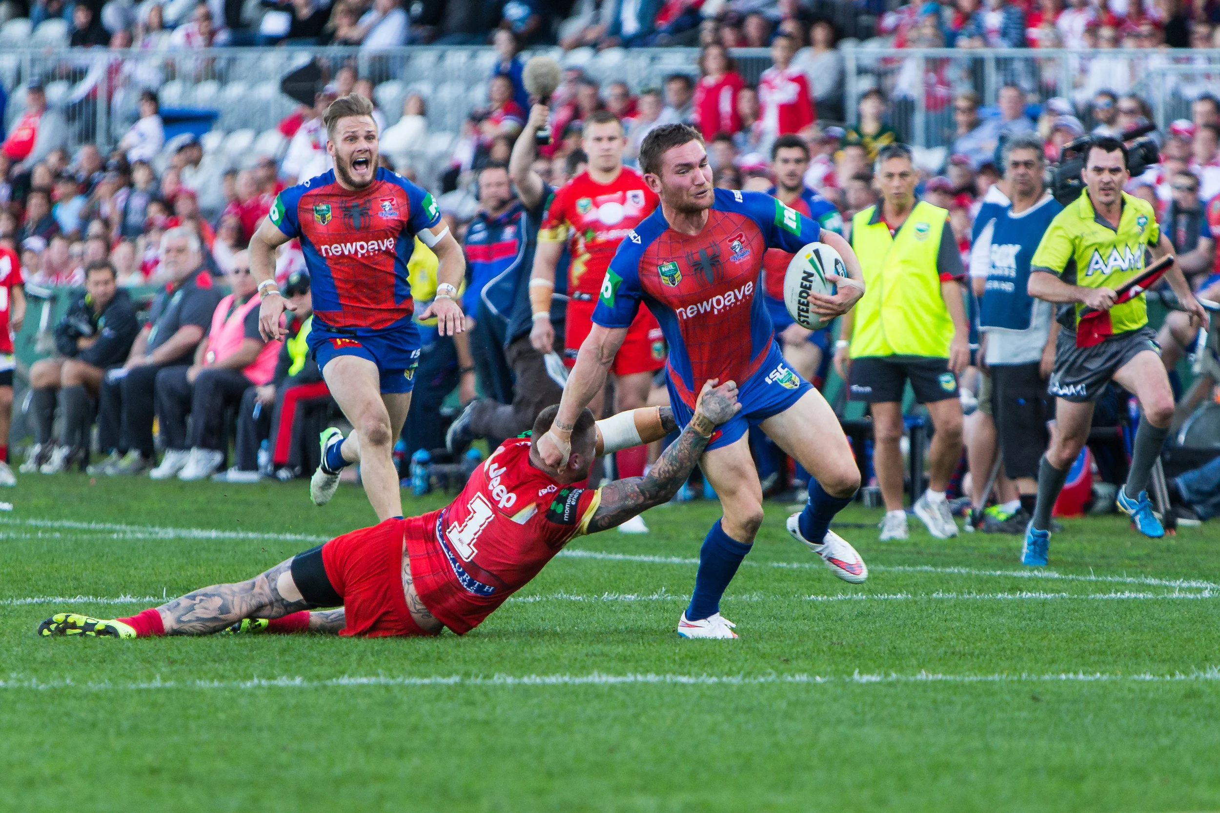 Tyler Randall gets a way from Dugan