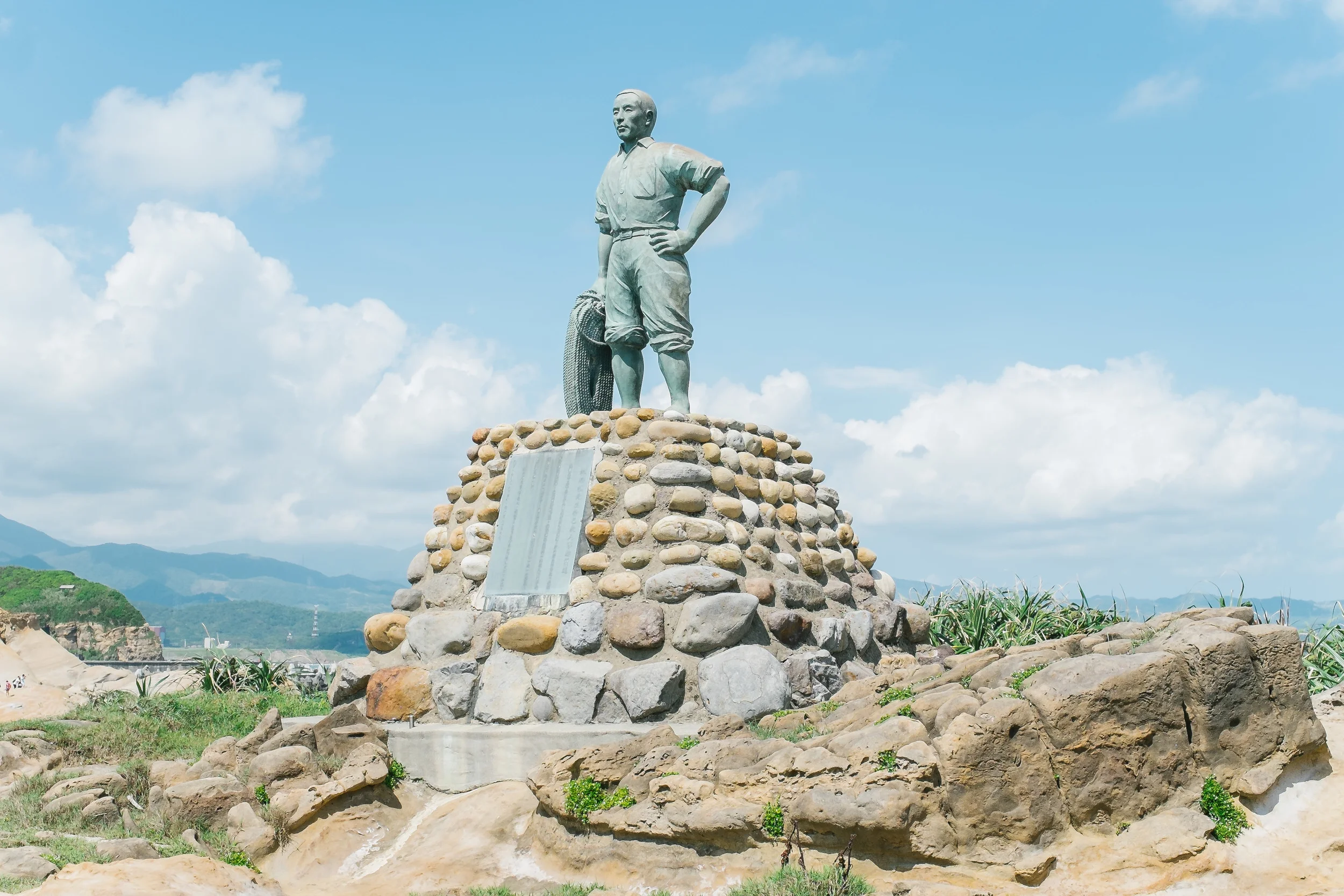 Lian Tien Zhen Fisherman statue, the man who saved many lives but perished himself in the act of saving.