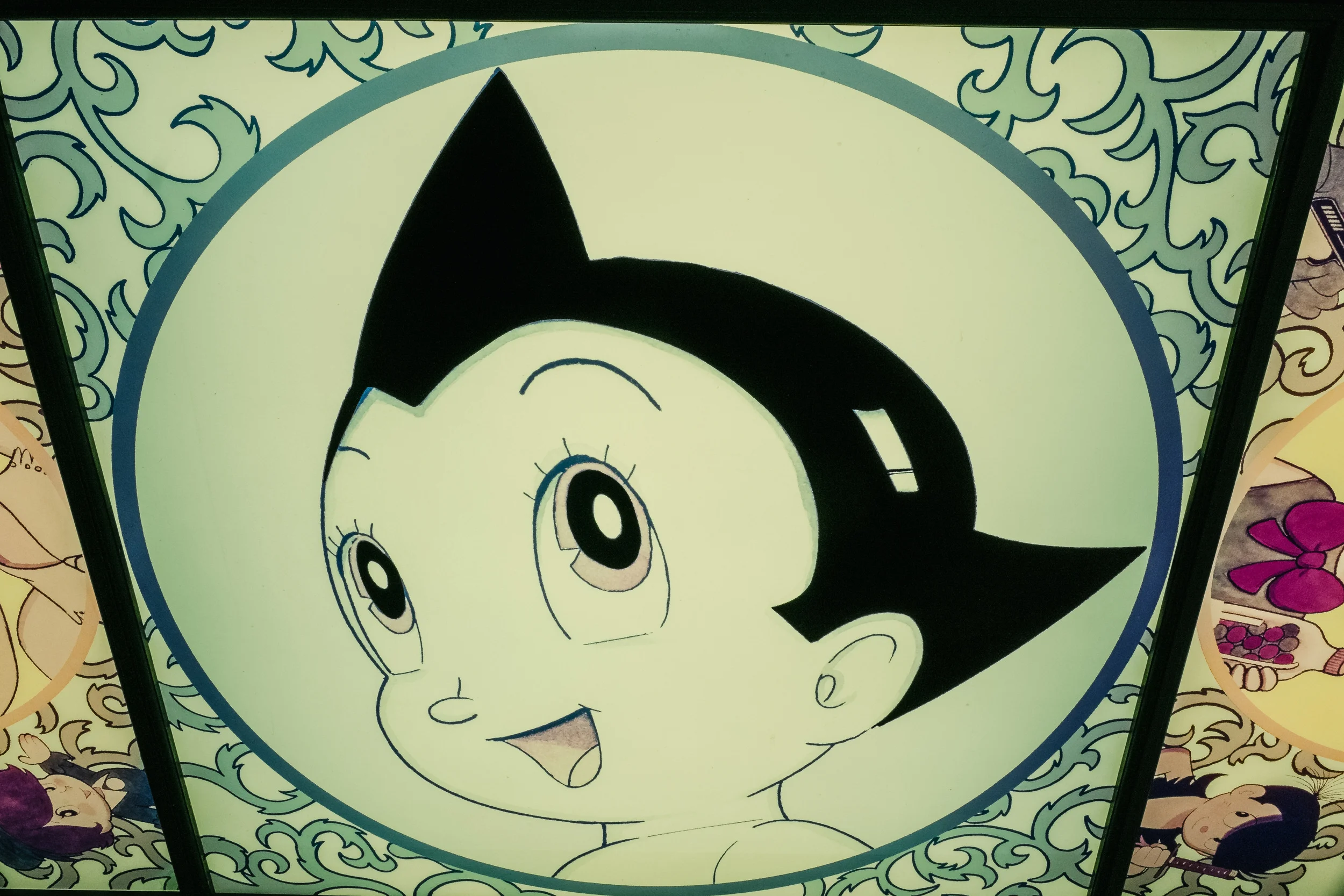 Astro is even on the ceiling