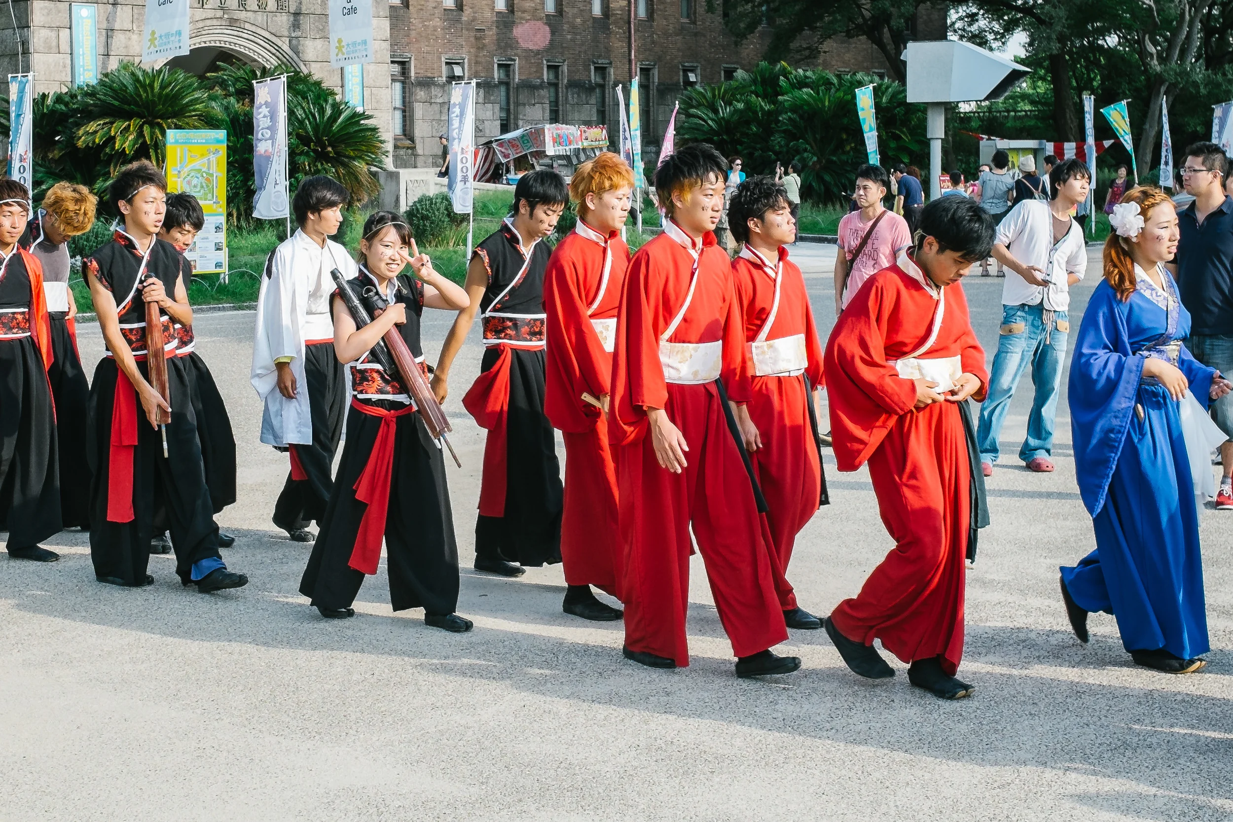 Peace to you too !! She is obviously is enjoying the occassion