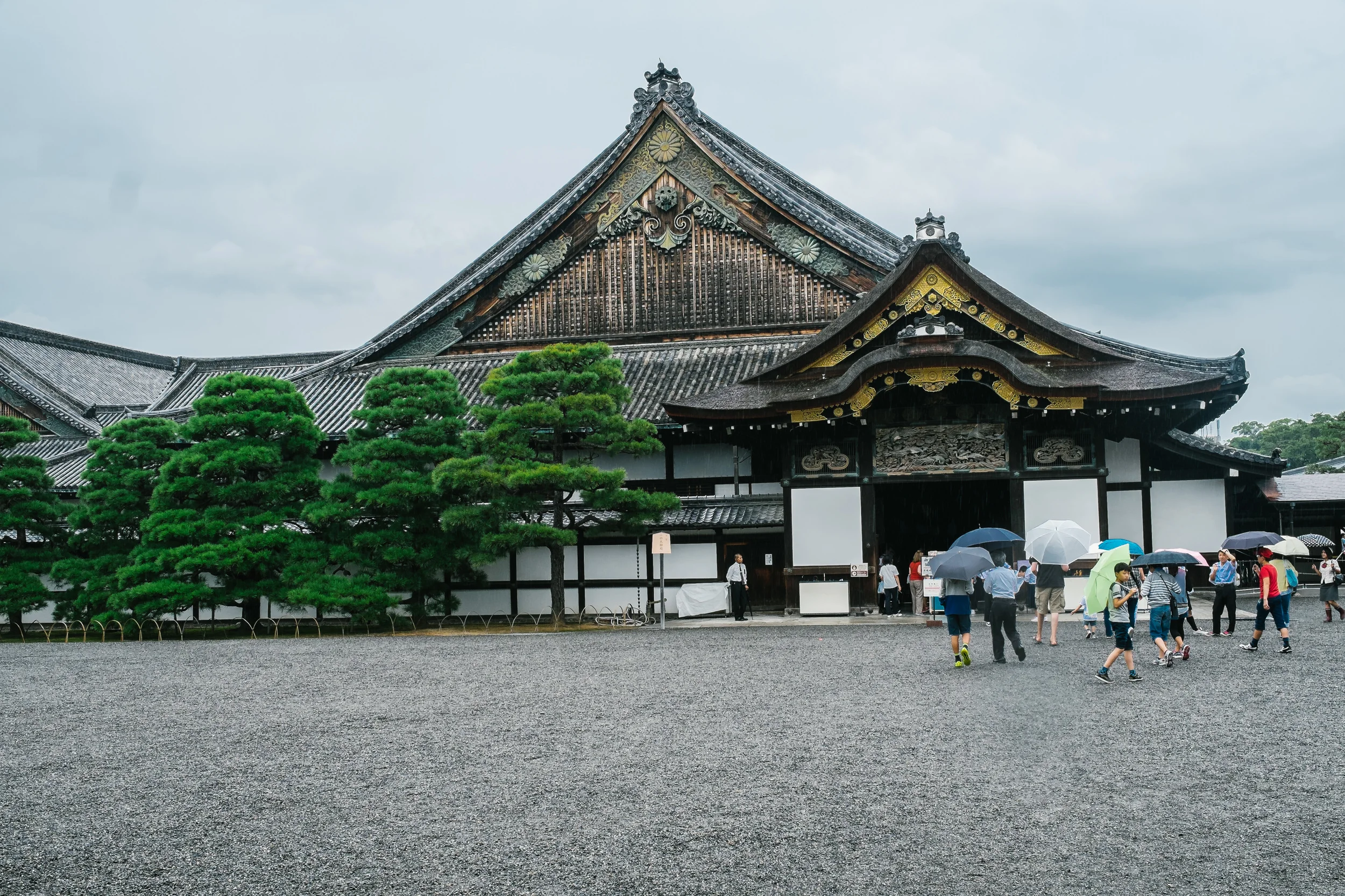 Nijo Castle's main entry
