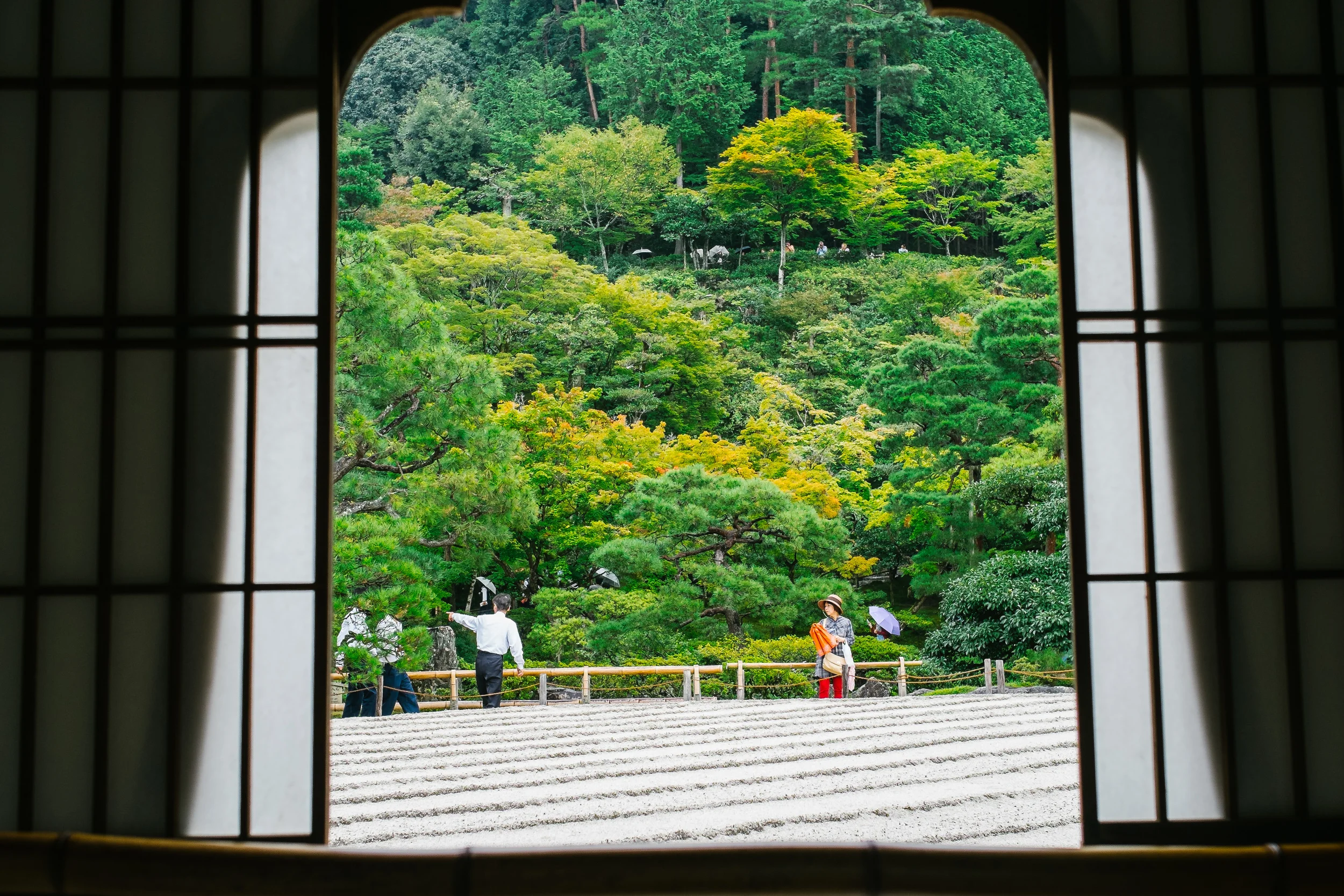 If you were a worker for Shogun, this is the view you have of the garden.