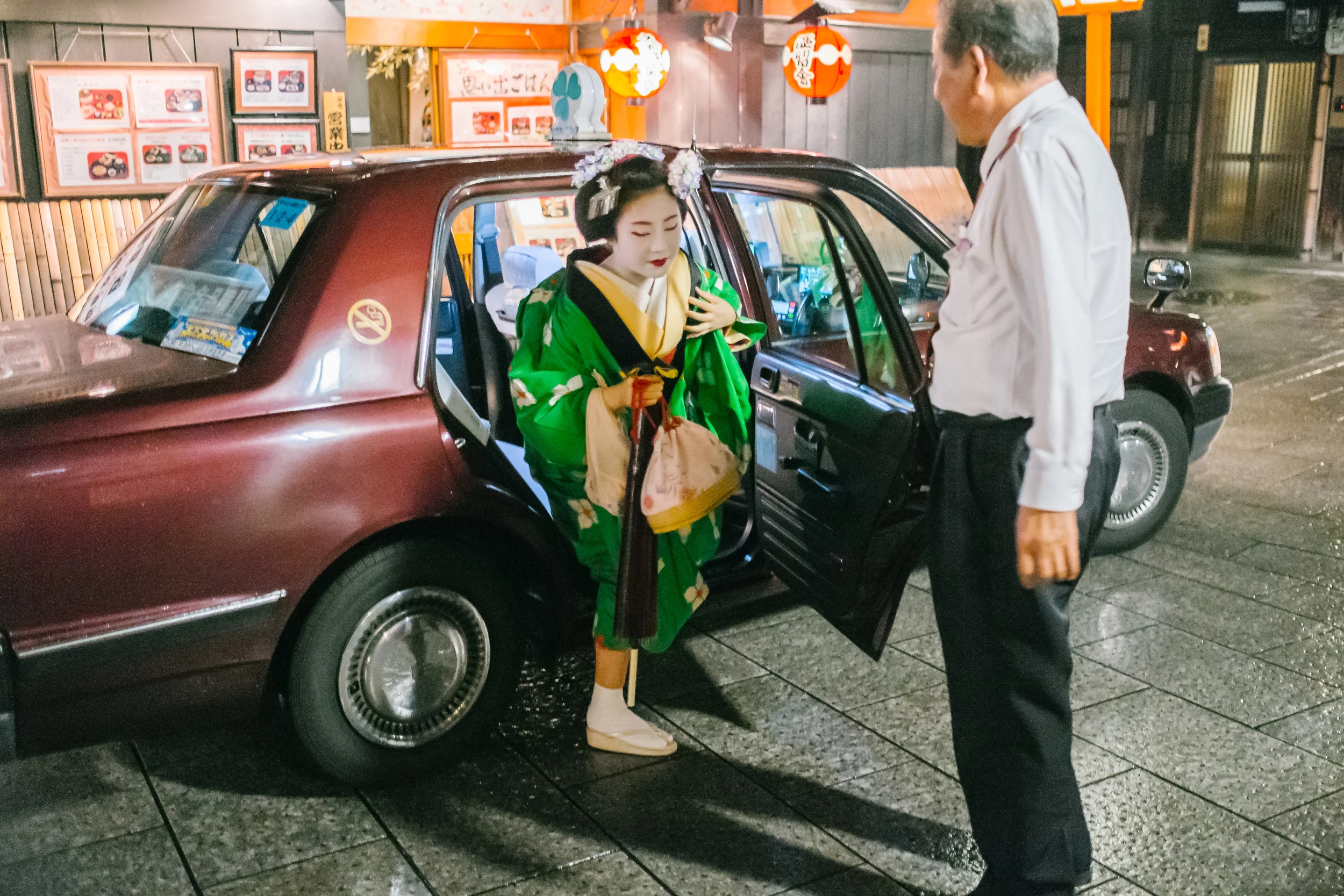 Saw this taxi drive past me, the running certainly helps