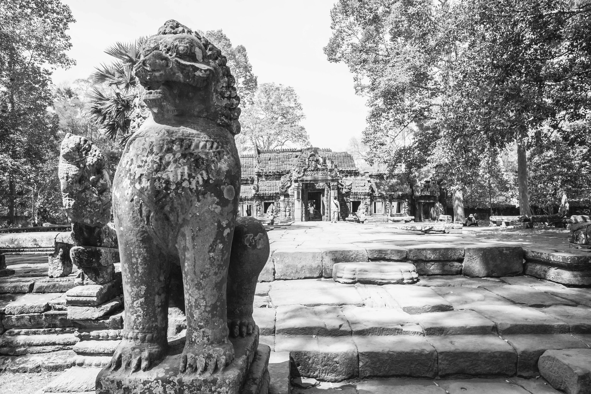 The exit gate at Banteay Kdei.&nbsp;Fuji X-Pro 1, 14mm f/2.8