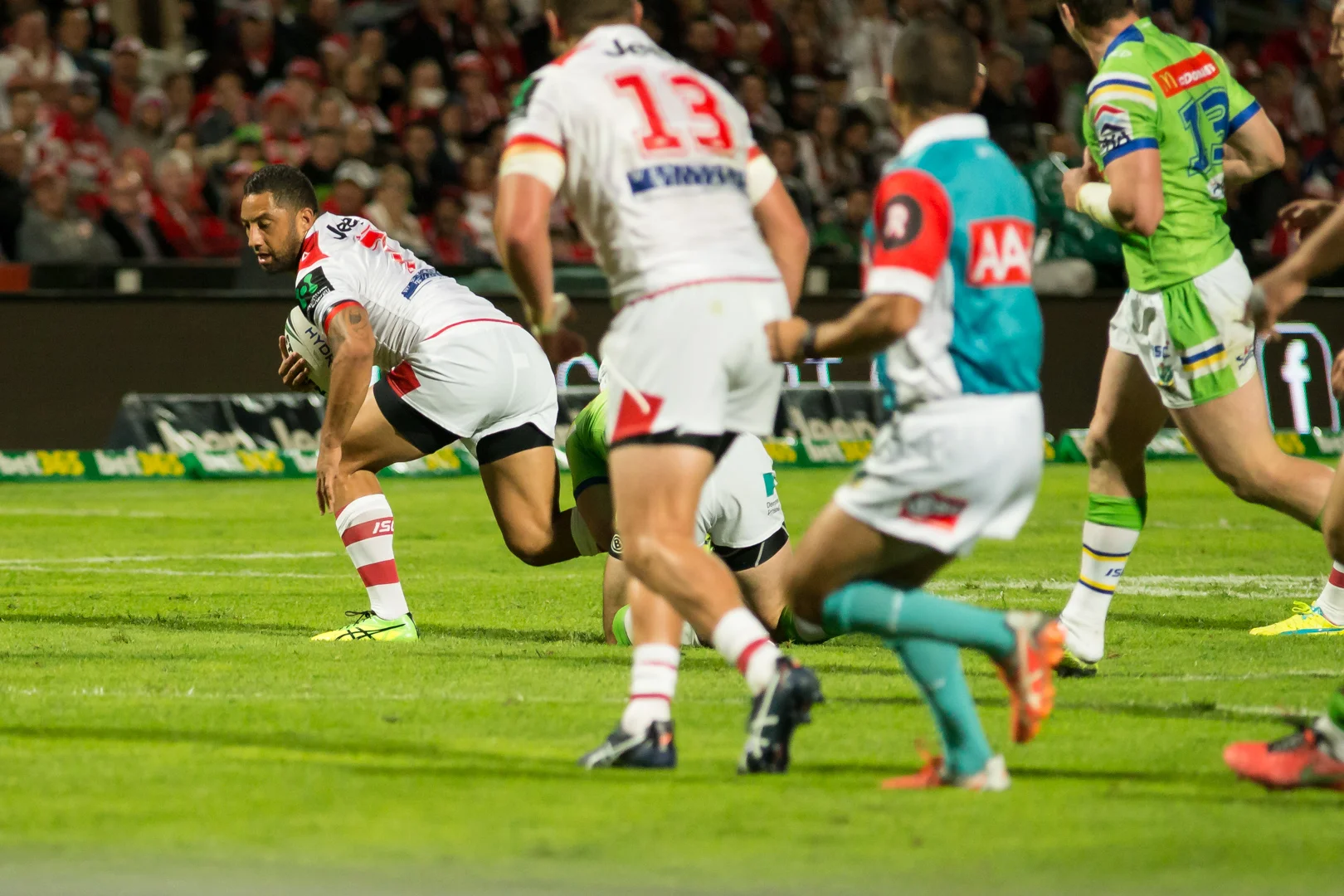 Benji Marshall looked dangerous throughout the game, maybe lacked a bit of game time