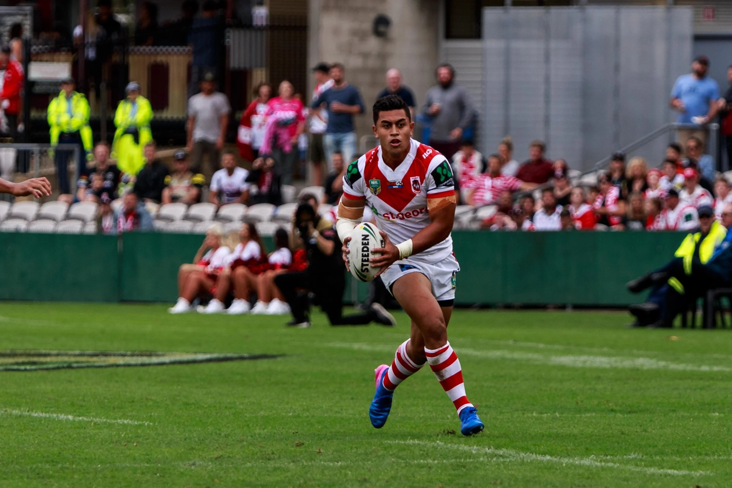 Tim Lafai out in the open spaces, which was something rare last year