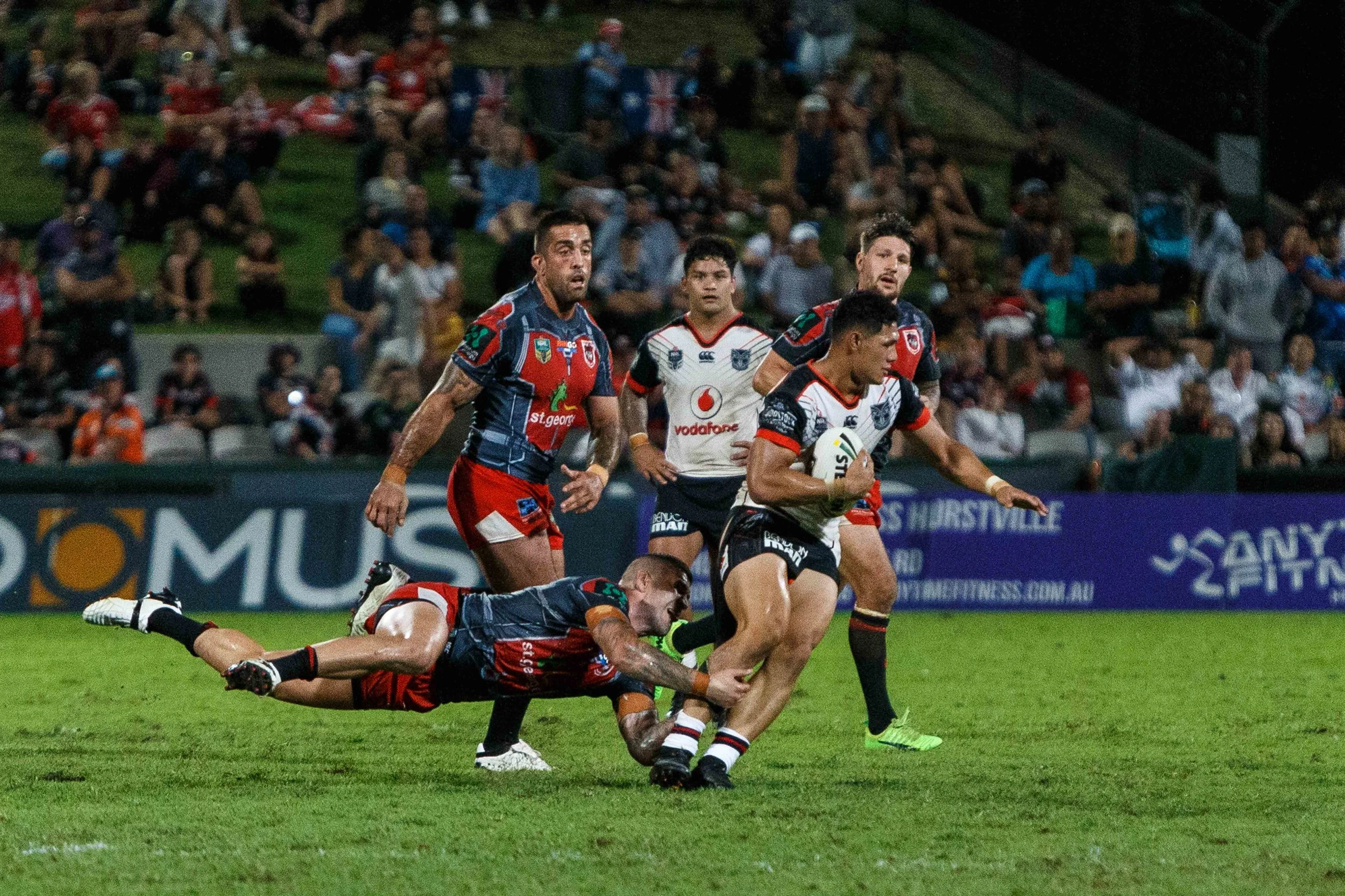 Duges takes his opposite down