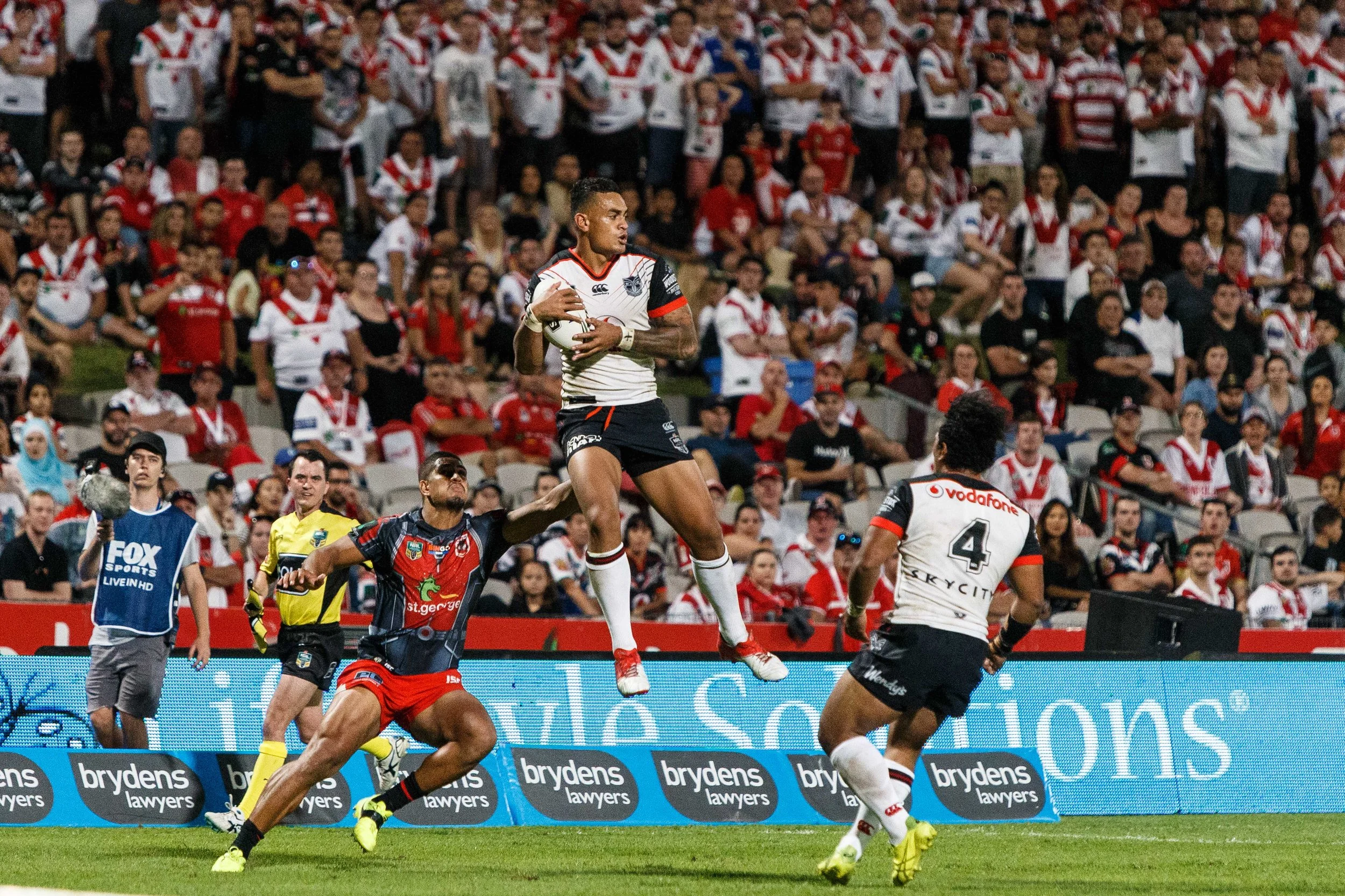 That's what you call suspended in the air