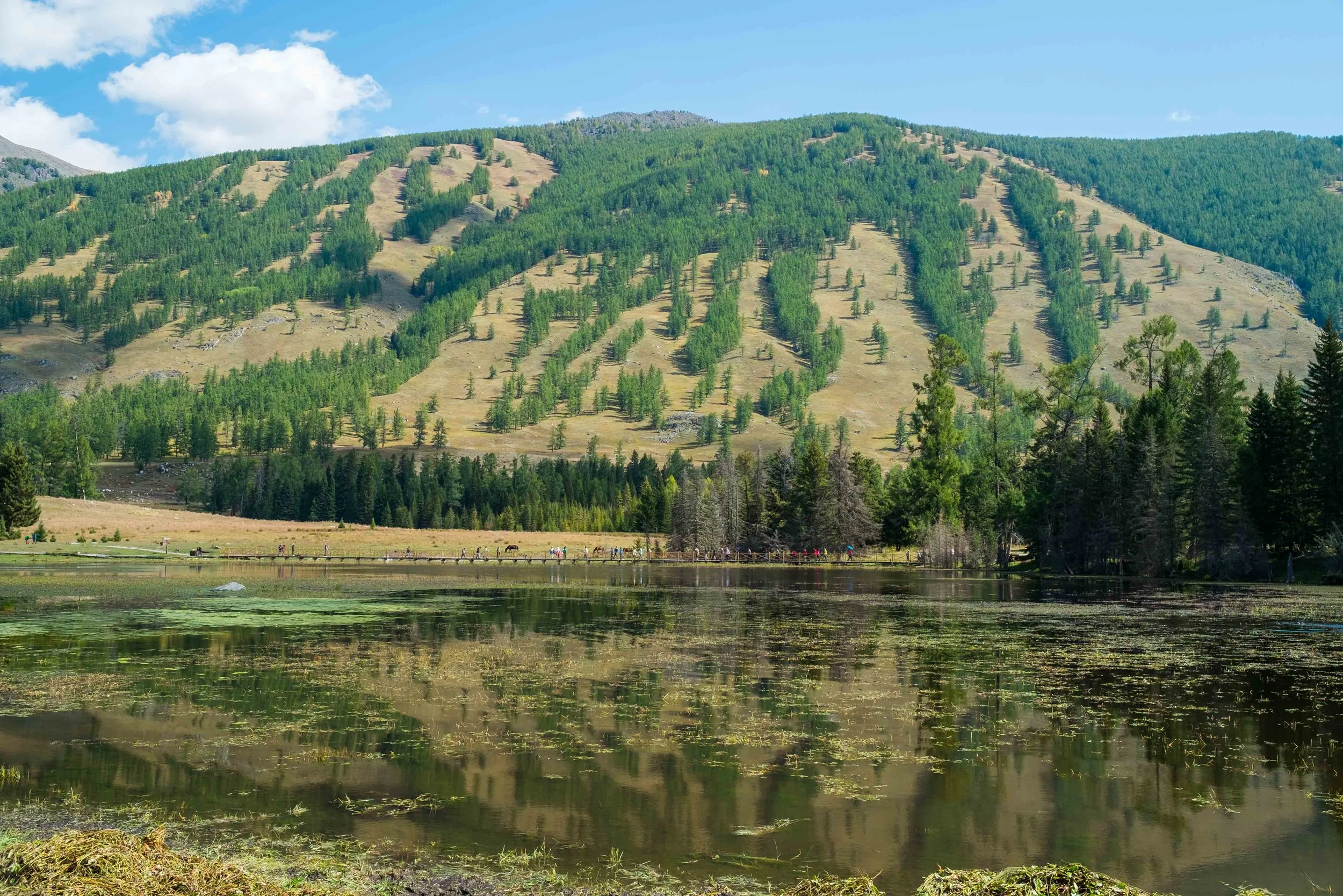 Mountains just as impressive as the water at Xinjian Kanas National Geopark