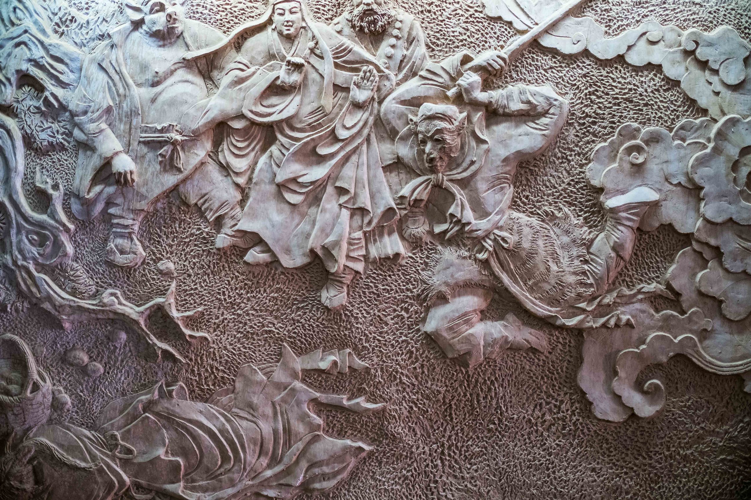 The Monkey folklore story along the entry of the Flaming Mountain