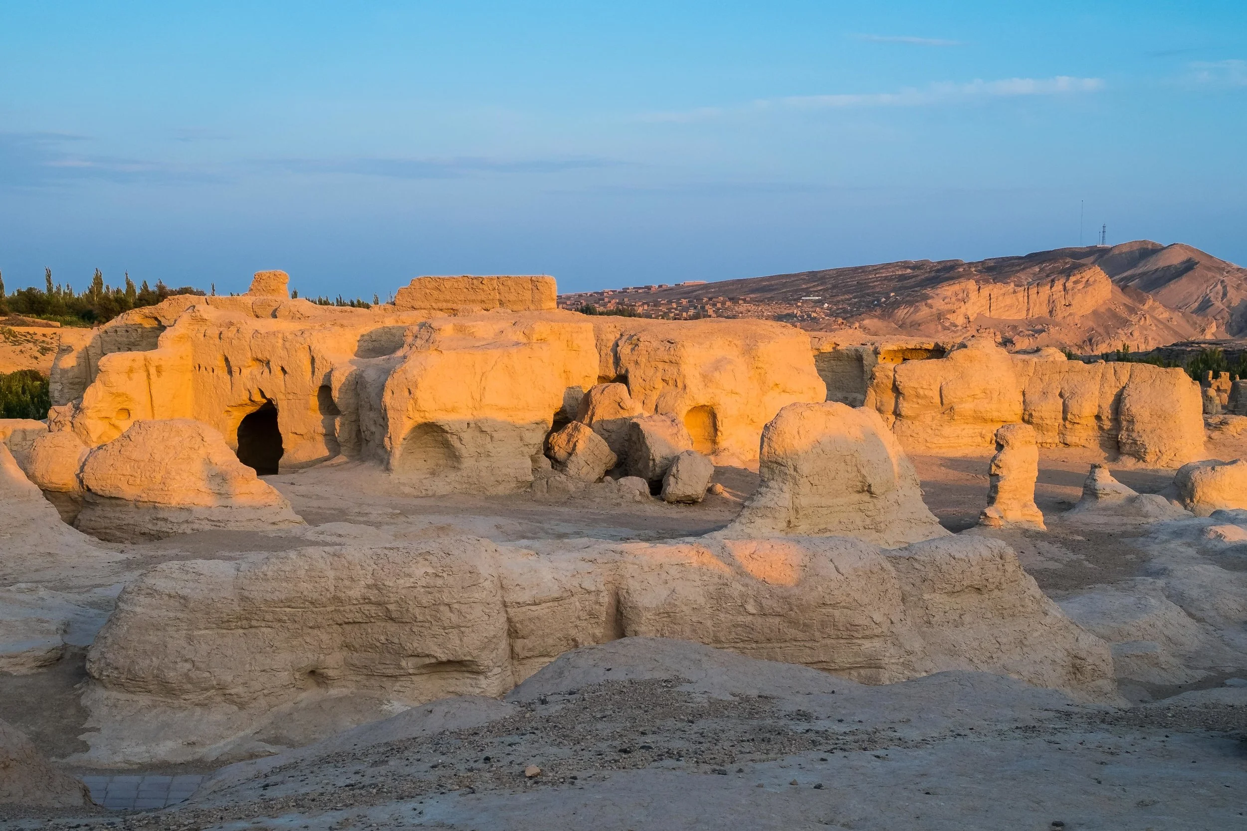 Jiaohe Ruins the golden hour