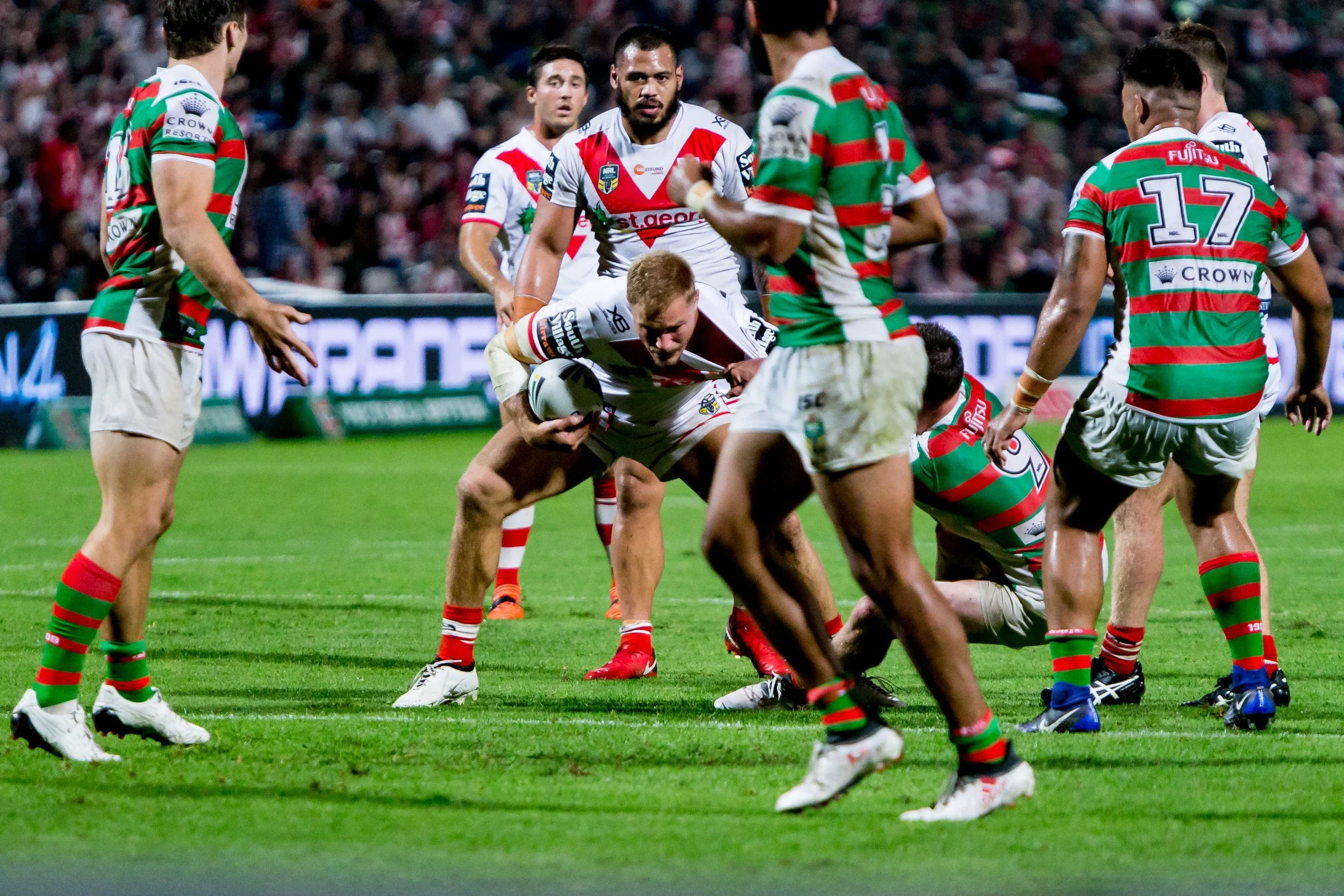 Surging run by the man made for Origin ... Jack De Belin