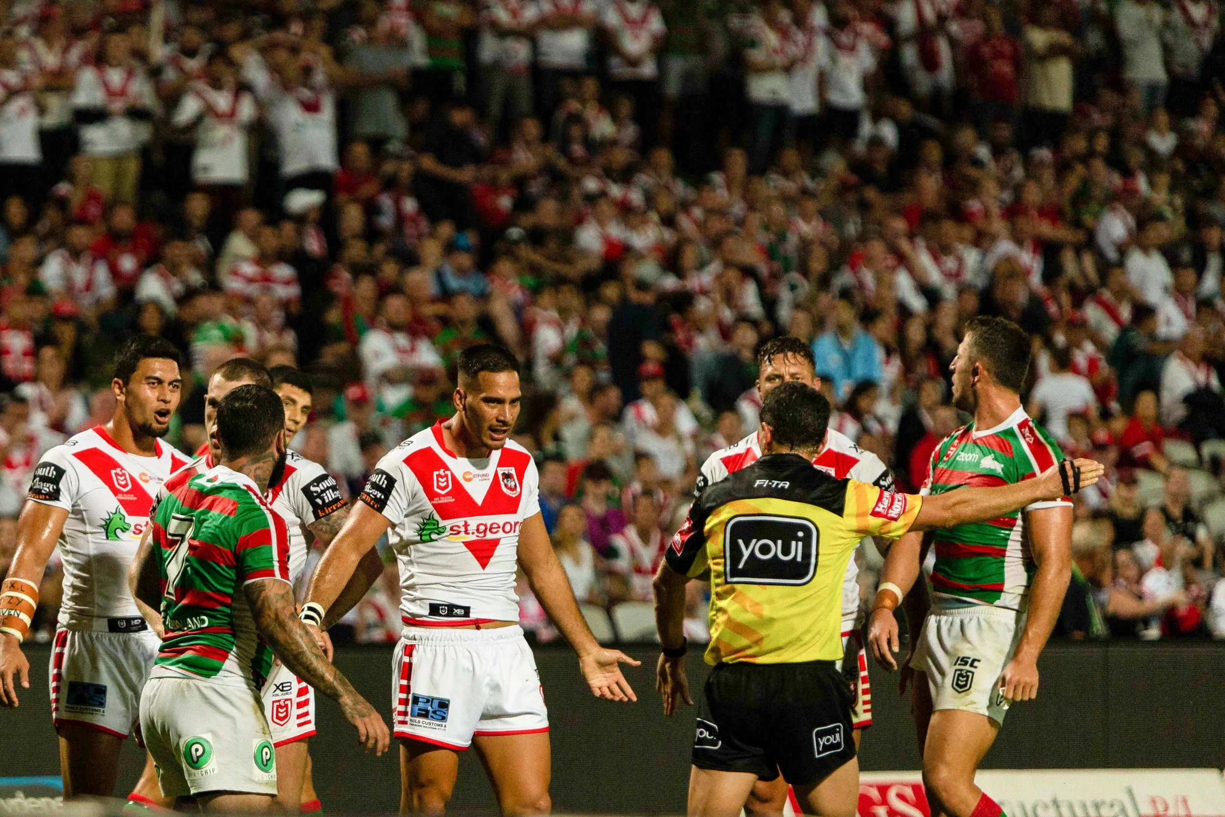 Norman telling the ref YKTR