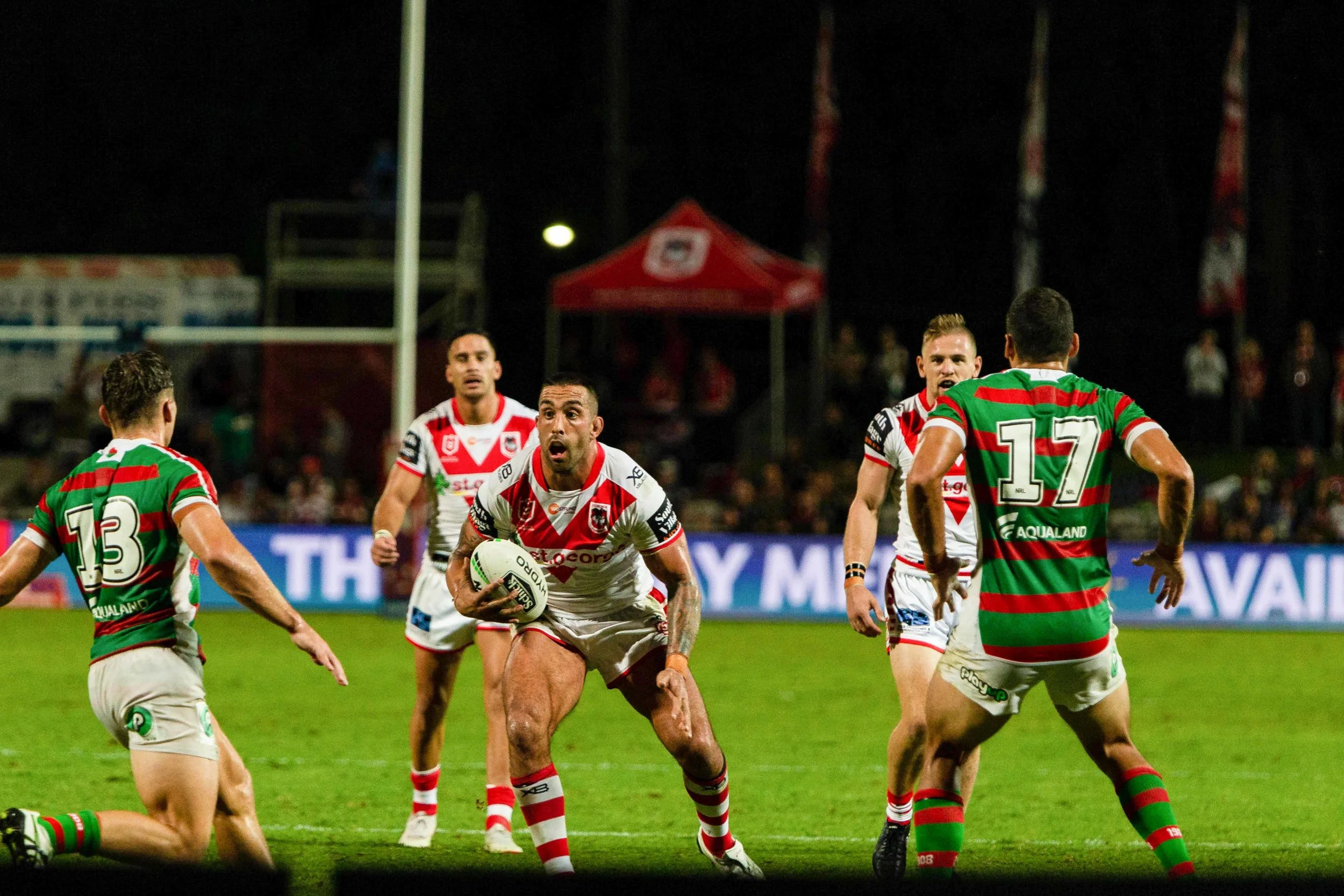 Vaughny taking it up hard till the death