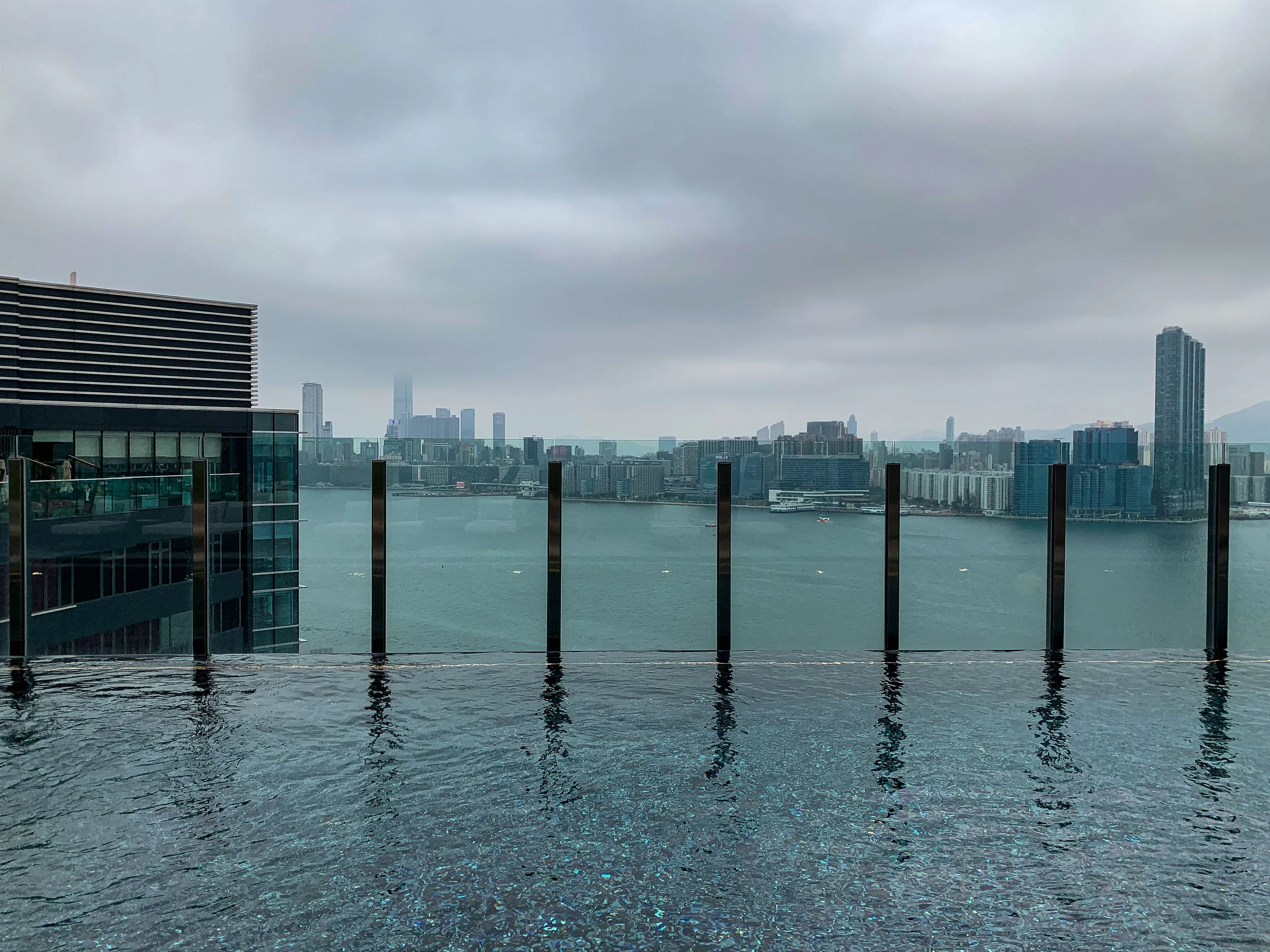 View from the Hotel Vic rooftop infinity pool