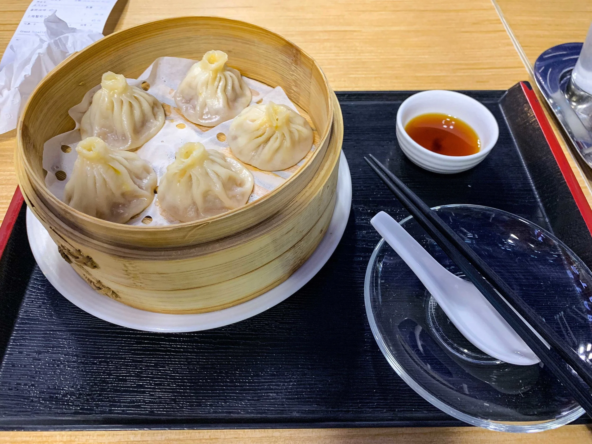 Xiao long bao and coffee set me back 20AUD