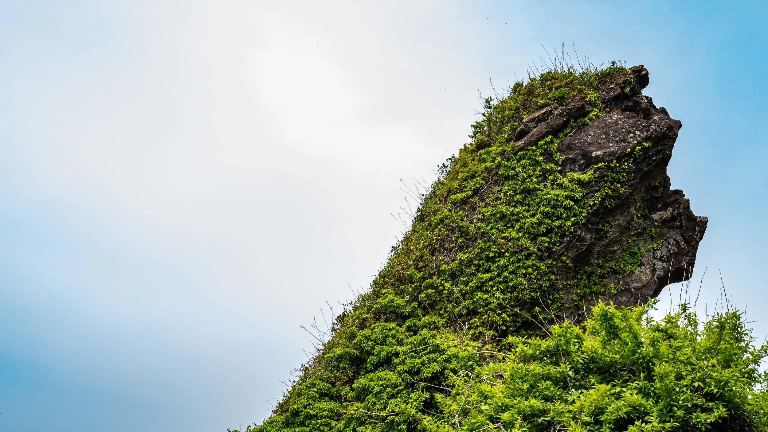 A rock formation at Seongsan Ilchulbong or Sunrise Peak