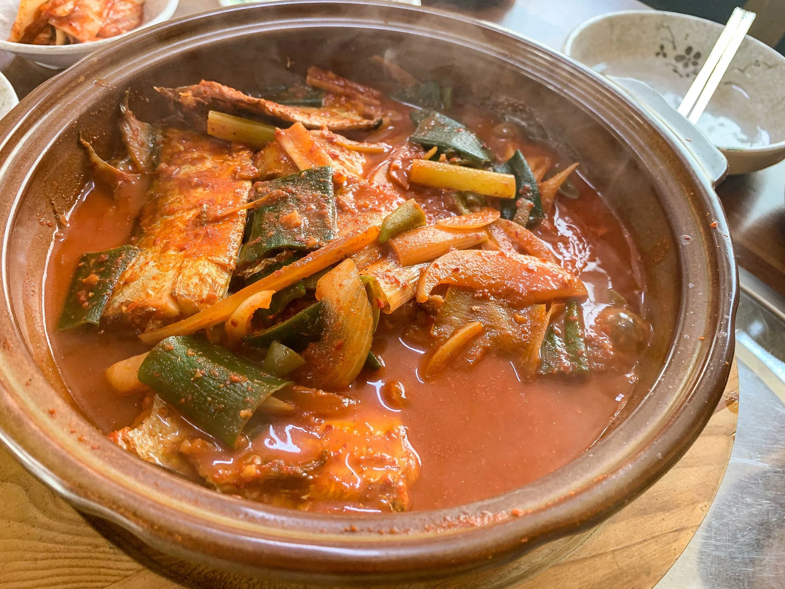 Spicy fish soup