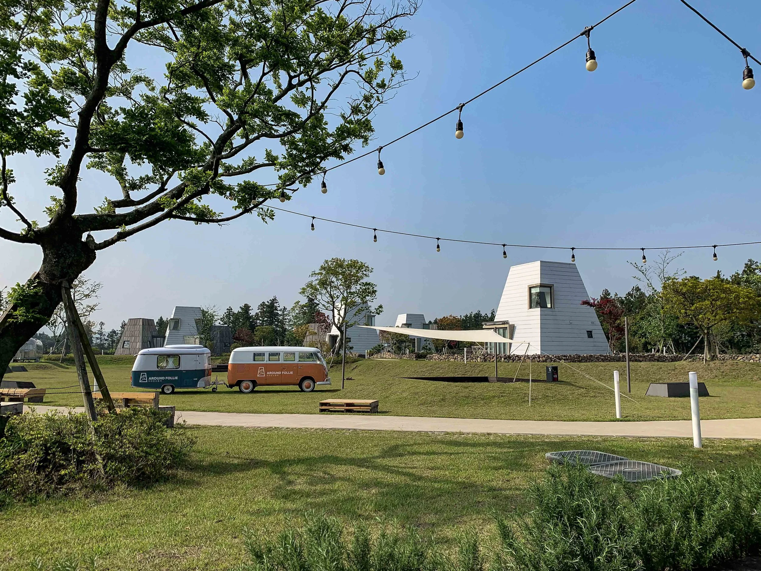 Fancy glamping? but they did serve nice coffee