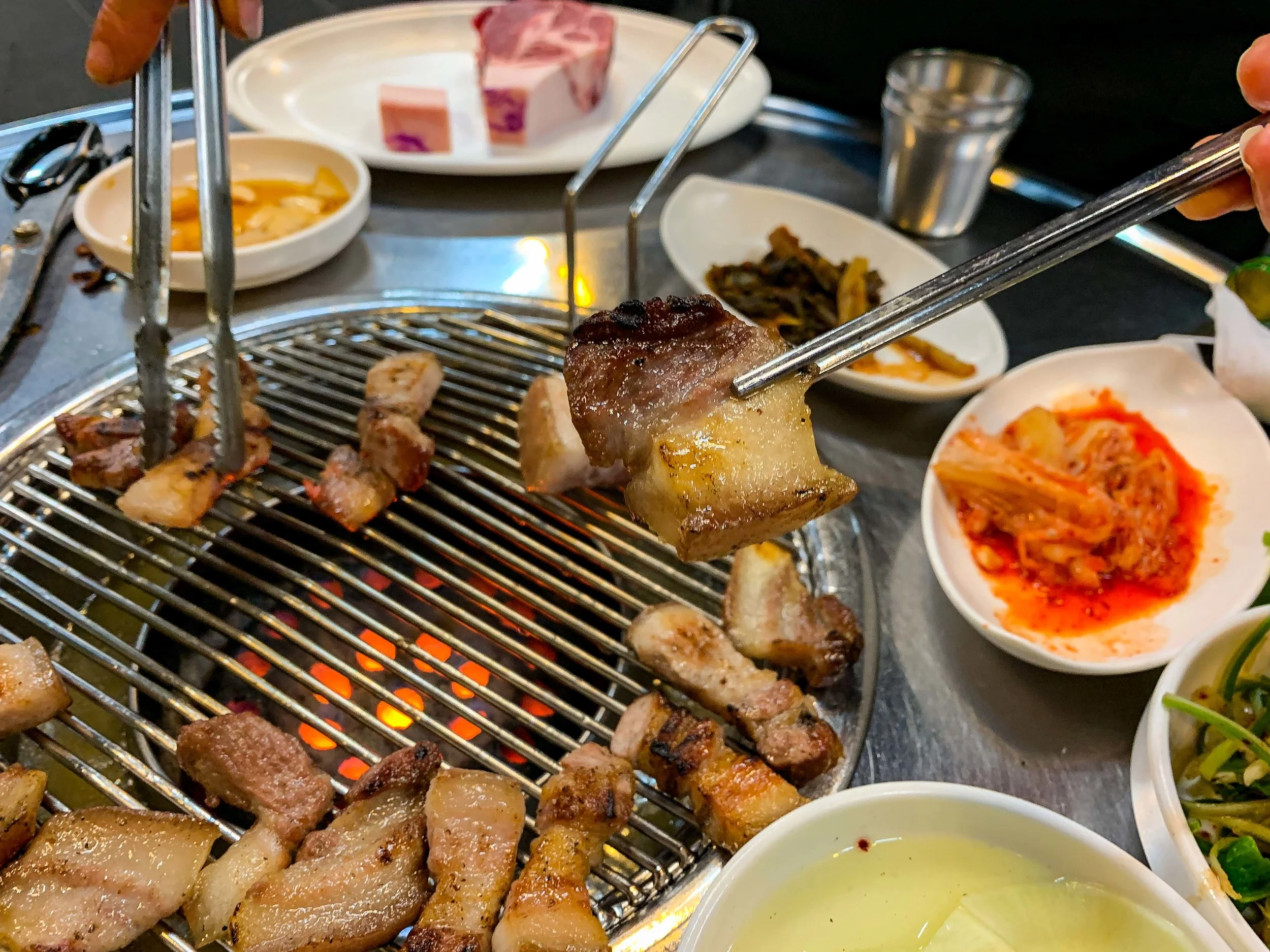 The second 400 grams is being prepared as you can see in the background