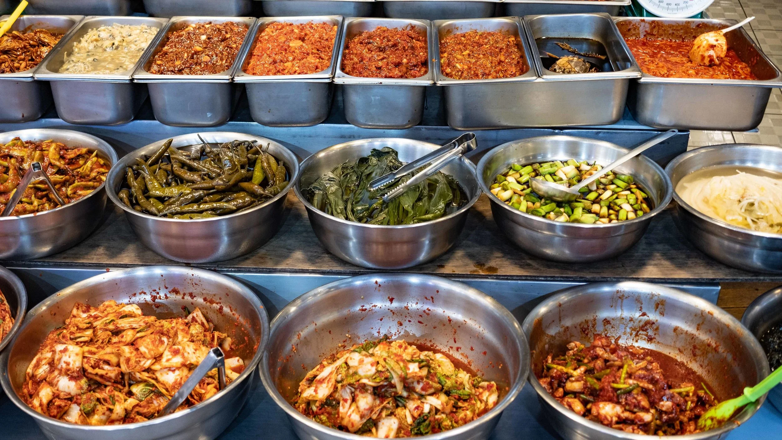 Kimchi we are after all in Korea