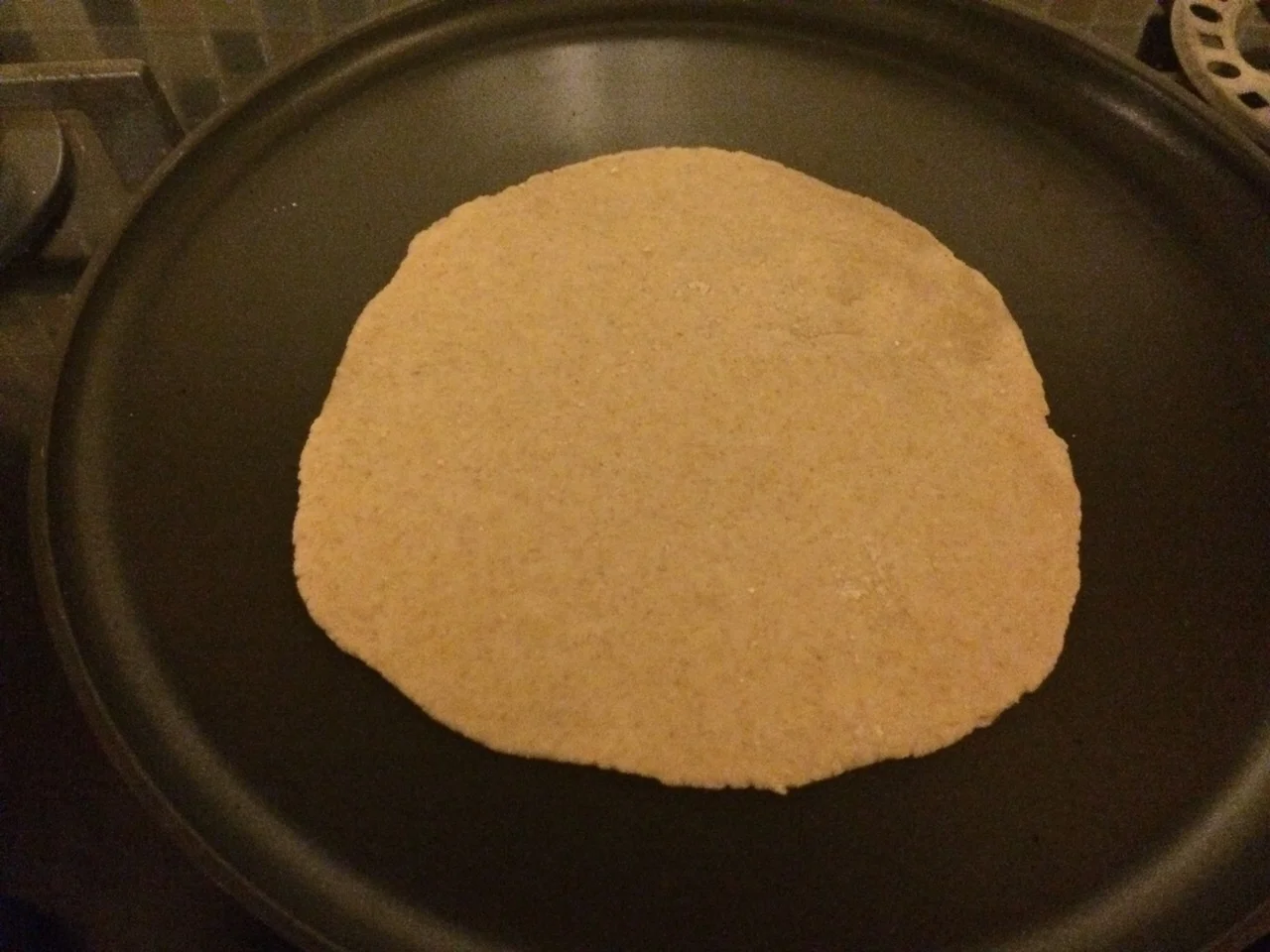 Put on griddle pan.