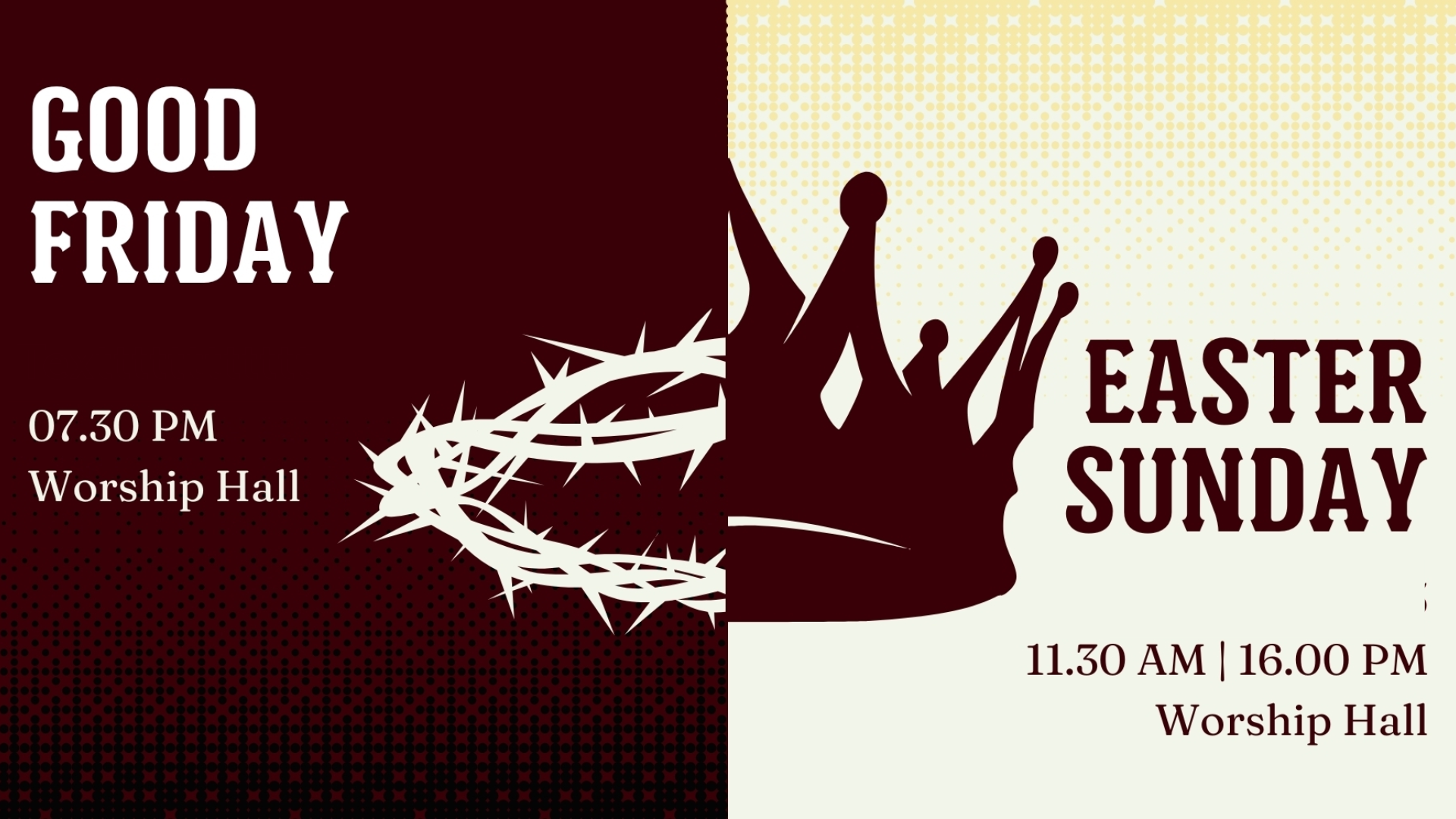 2026 Good Friday Tenebrae Service - 7:30-9:00pm, @Main Sanctuary