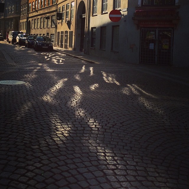 I love the way the #windows reflect #light into the street in #copenhagen #reflections