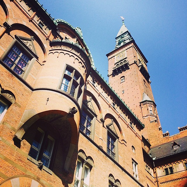 #rådhuset #copenhagen from the #courtyard #hiddencourtyards