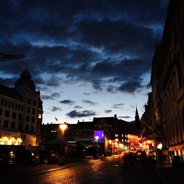 Dramatic #skies over #eurovision #nytorv #copenhagen #nofilter - #joinus in the rain