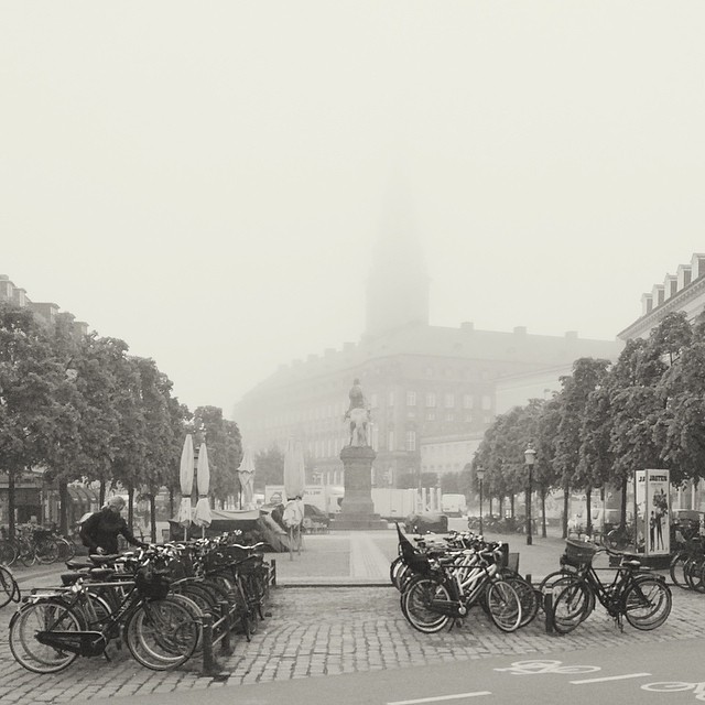 #vscocam #misty morning in #copenhagen - #christiansborg