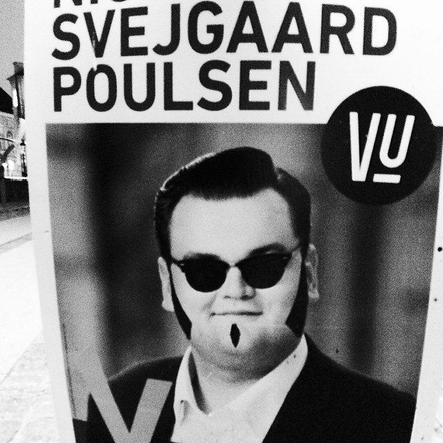 A cool and crazy guy for #euroelections #copenhagen #denmark