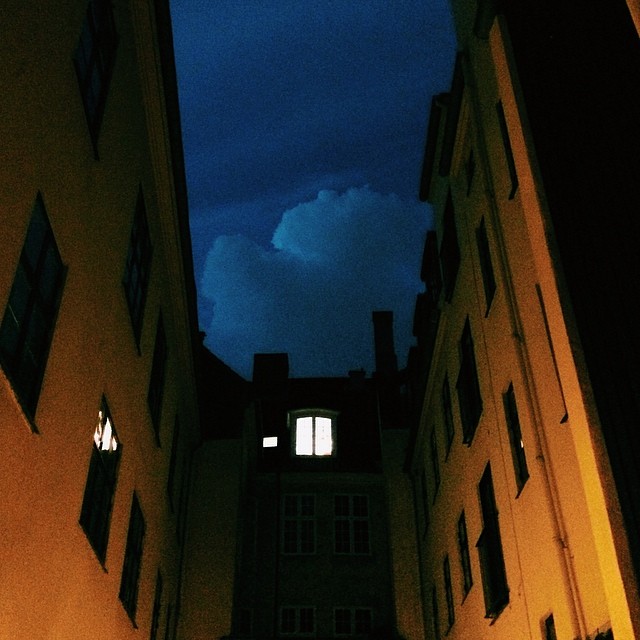 Amazing looking #clouds #tonight over #copenhagen #vscocam