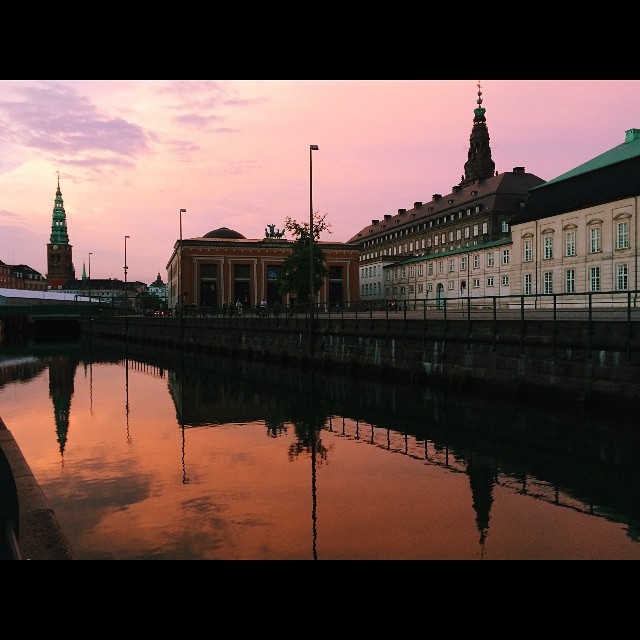 Last one #christiansborg #copenhagen #sunset #summer #vscocam