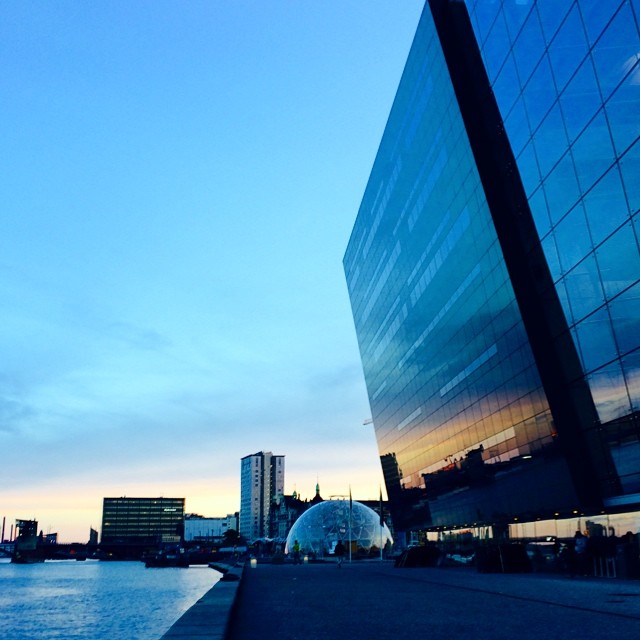 #blackdiamond and #geodesicdome on the #docks #copenhagen