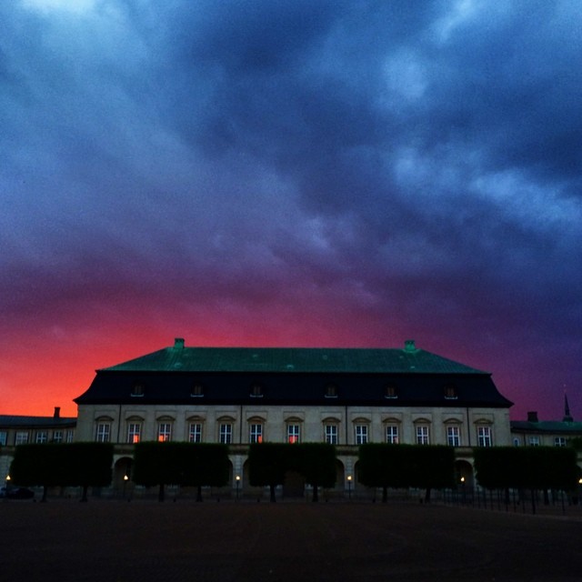 #royalstables #christiansborg #copenhagen - #sunset #sky #colours #clouds #vscocam