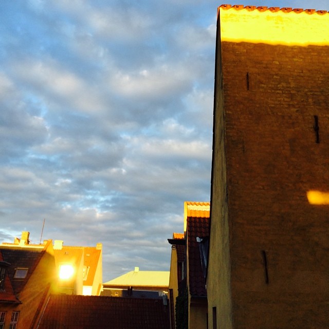 #copenhagen #golden hour - #rooftops #christiansborg #sunset #midsummer