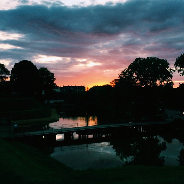 #copenhagen #kastellet #sunset #vscocam