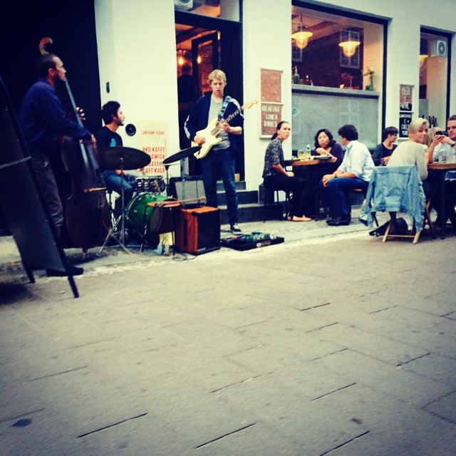 View from our front door - #copenhagen #jazz #cphjazzfestival in full effect #music