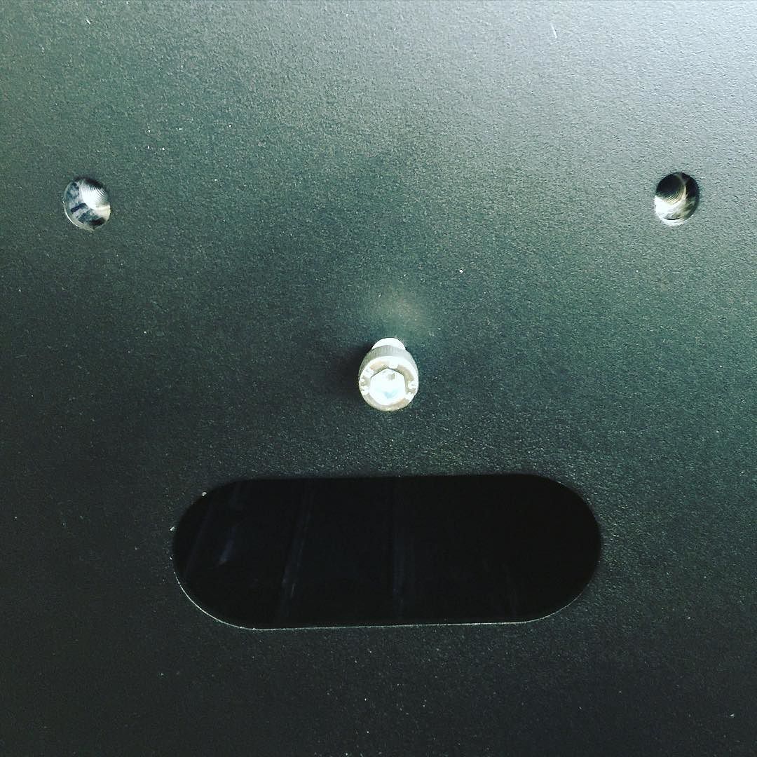 whilst struggling to assemble a stand for a large screen, i spotted the demon i was battling against - #pareidolia #iseefaces