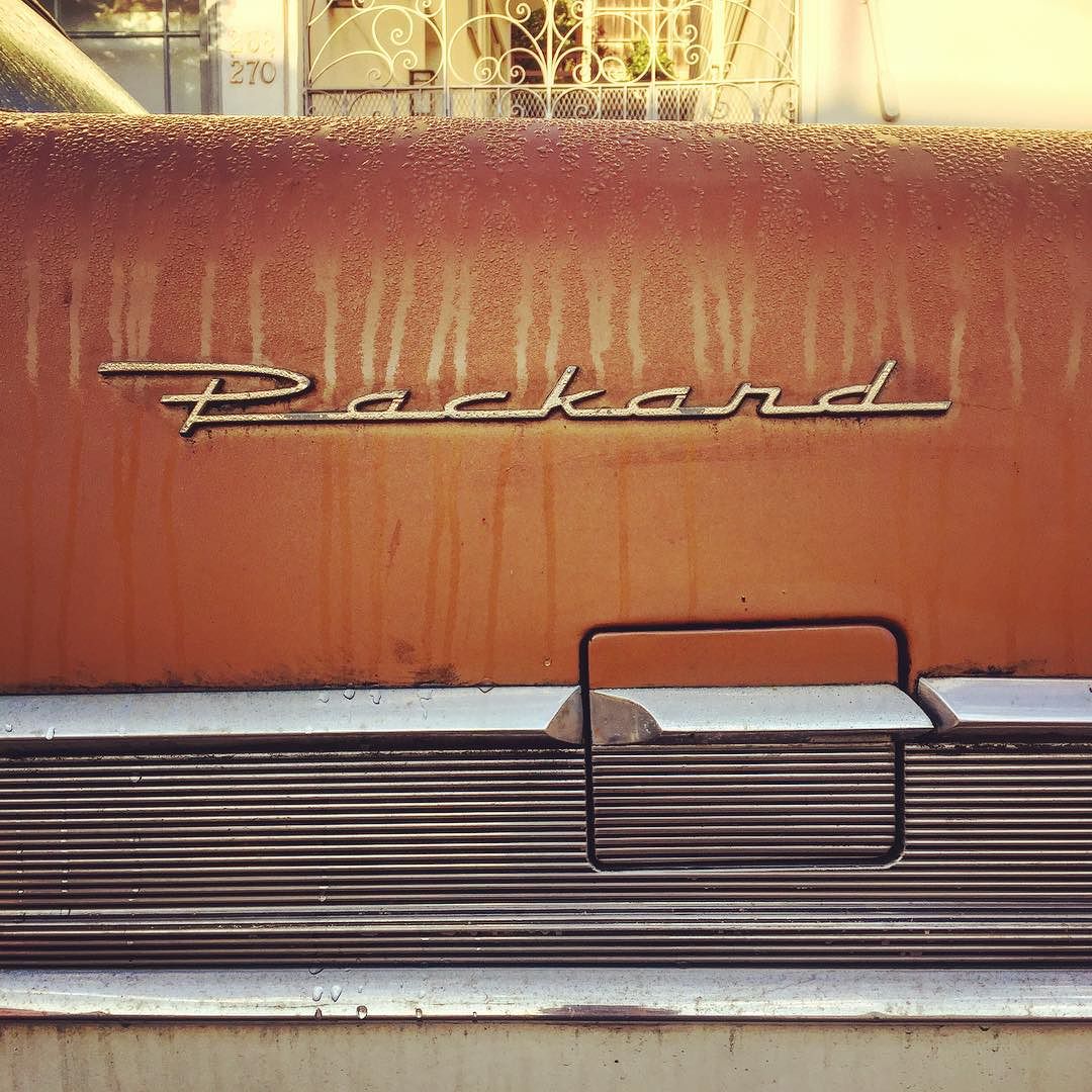 #packard #junkcars #typography #classiccar