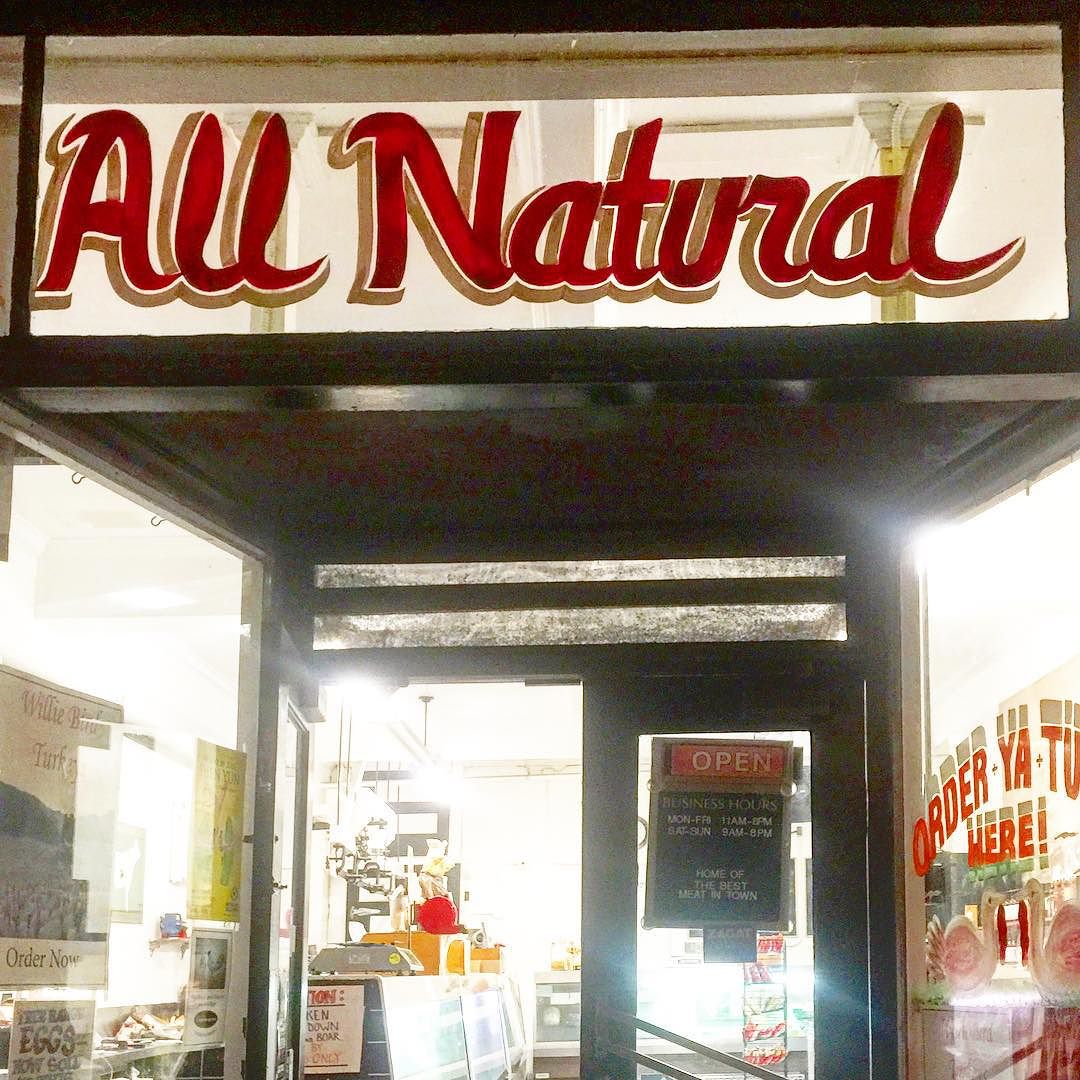 all natural #typography #handlettering #signs #sanfrancisco