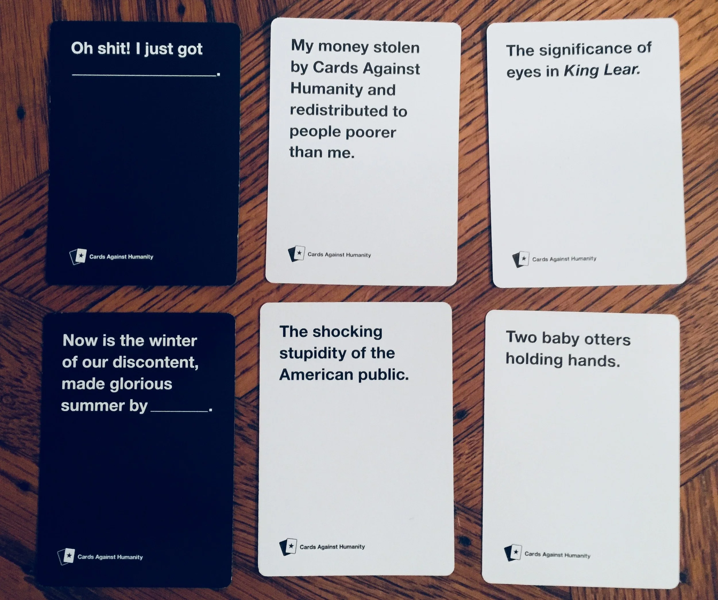 cards against humanity — PaperPosts — paperposts