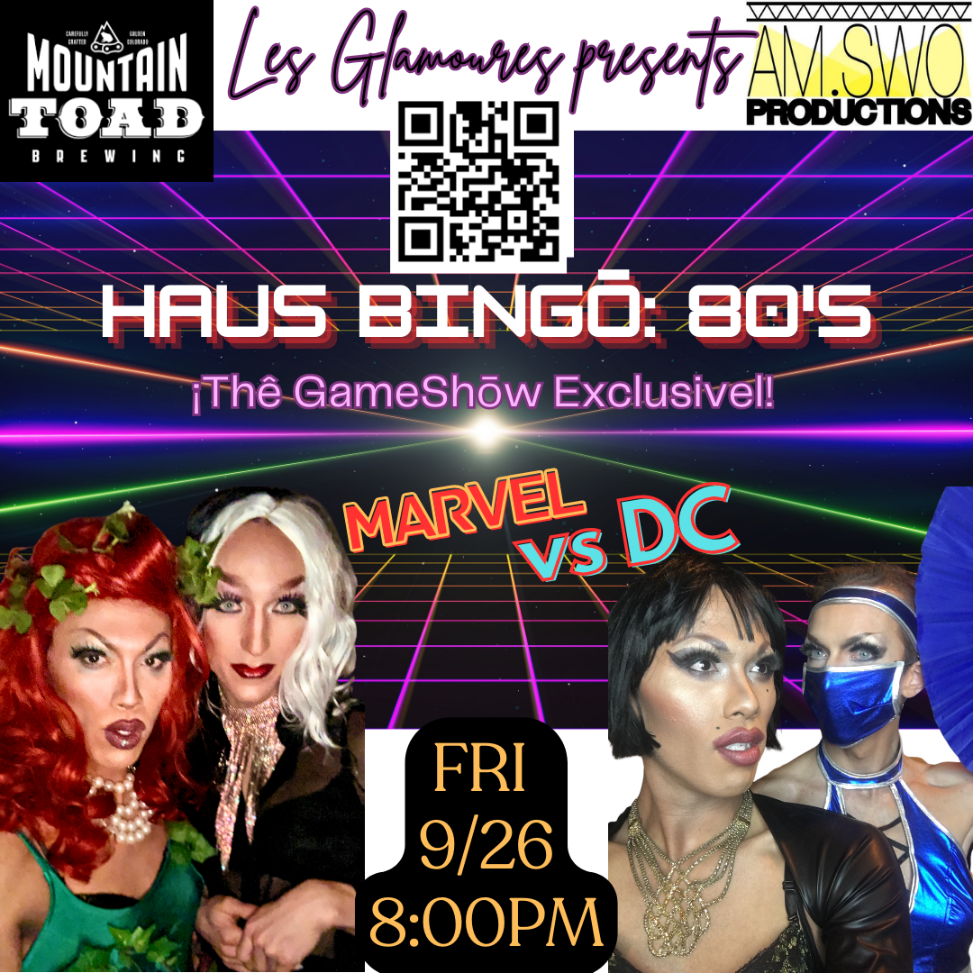 Drag Bingo - Marvel vs DC!