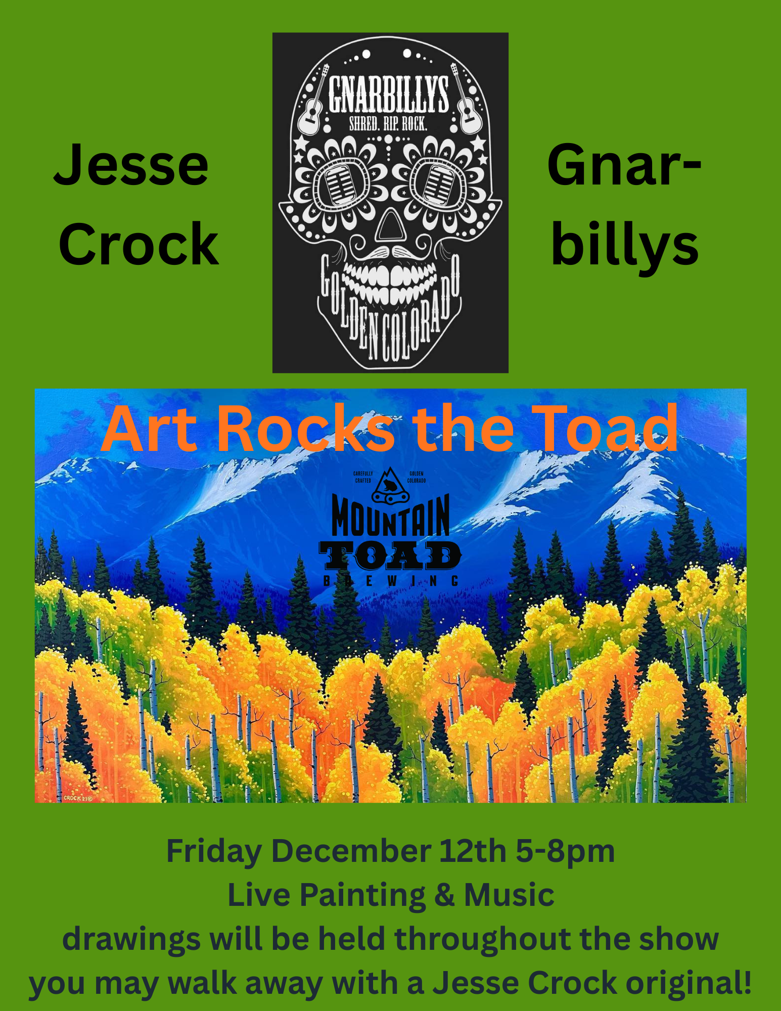 Art Rocks the Toad!